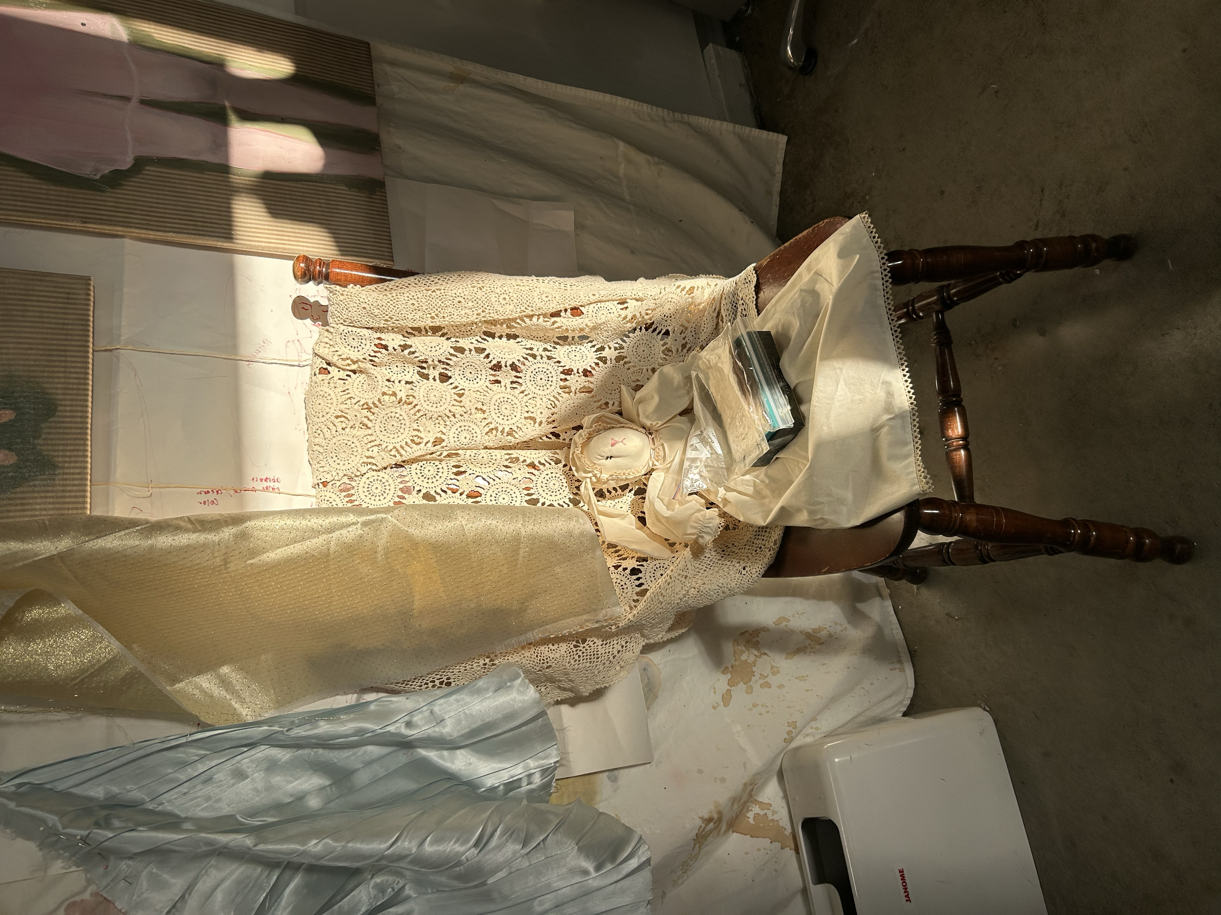 sunshine in my senior studio space