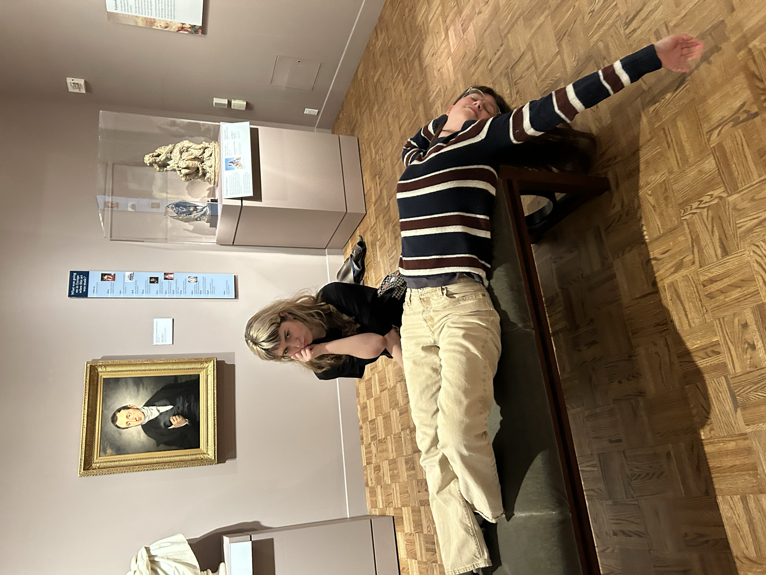 Allison and I being "The Nightmare" at the DIA