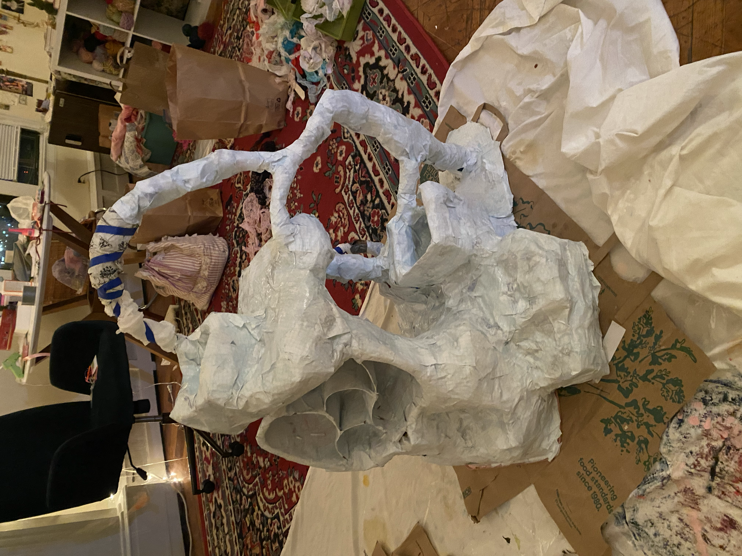 the beginning of my "memory" sculpture