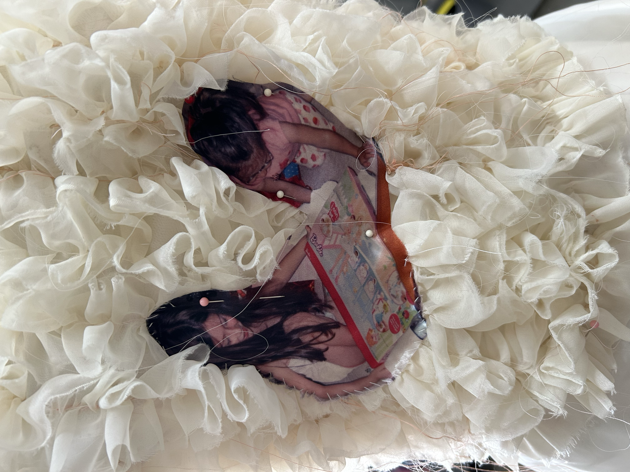 me and sophie on the "6th birthday dress"