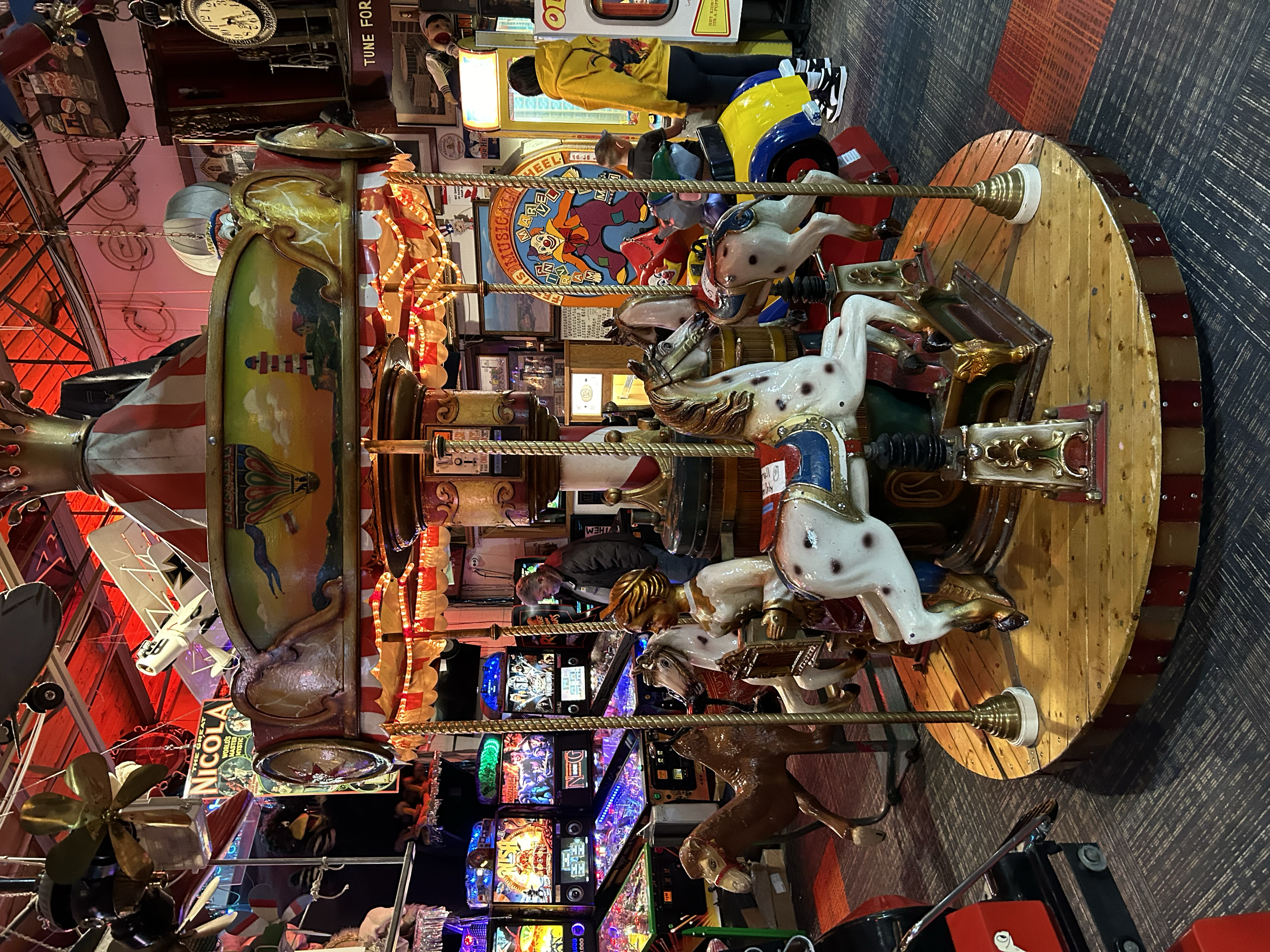 carousel reference photo I took for my painting of Marvin's Marvelous Mechanical Museum