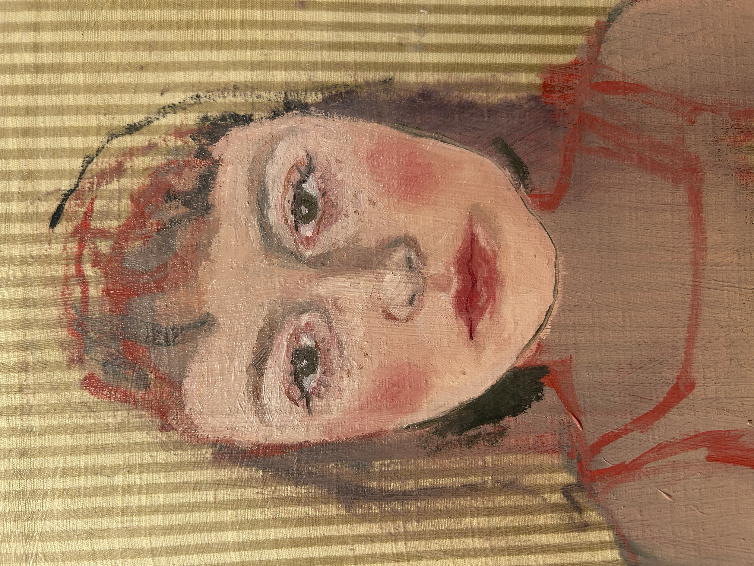 my face while in progress. kinda creepy?