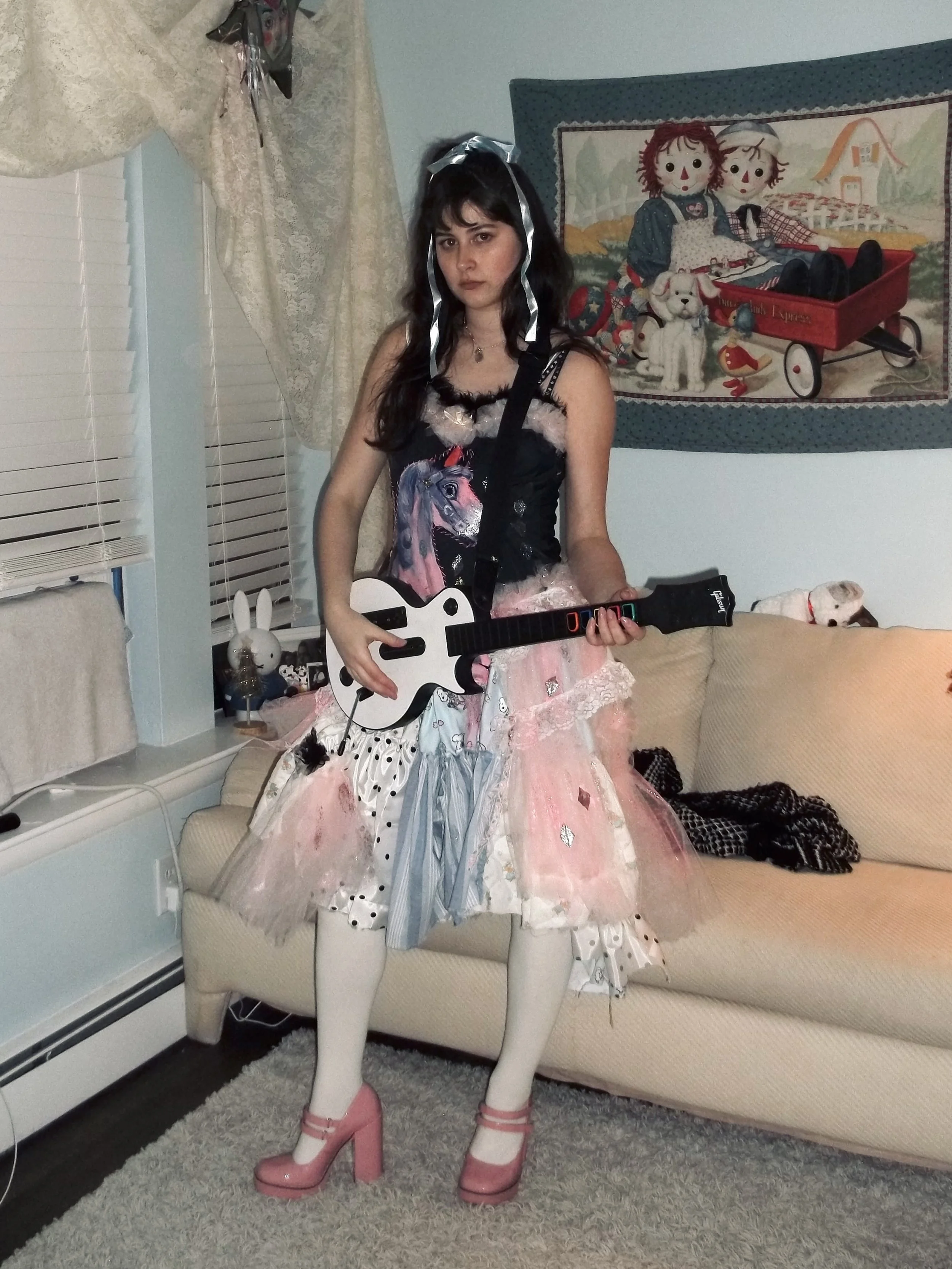 channeling Midori from Guitar Hero