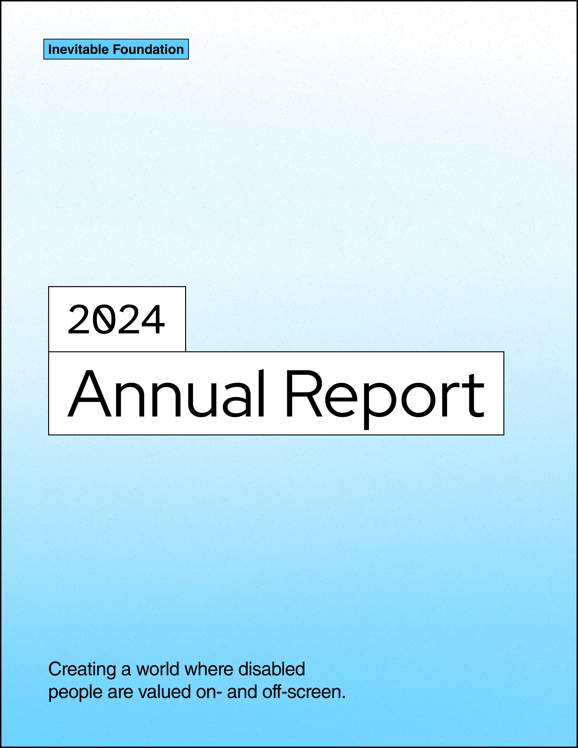 2024 Annual Report Cover