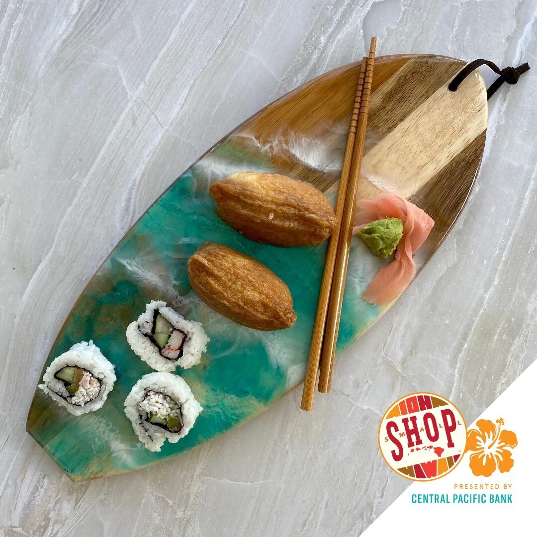 A creative passion turned into a small business, as simple as that! @resinartkailua 

Nan Yamashiro created this business because she loves to create resin art! This was once her creative outlet, and since she already had prior business knowledge as 