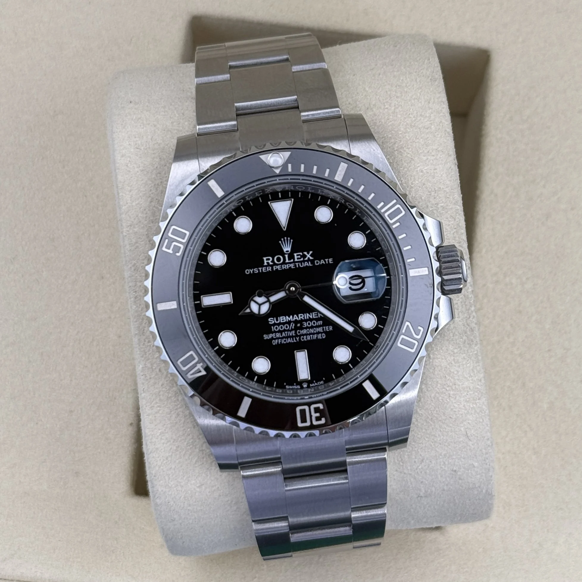 Rolex Submariner Date Black Ceramic Steel 41mm 126610LN Men’s Watch