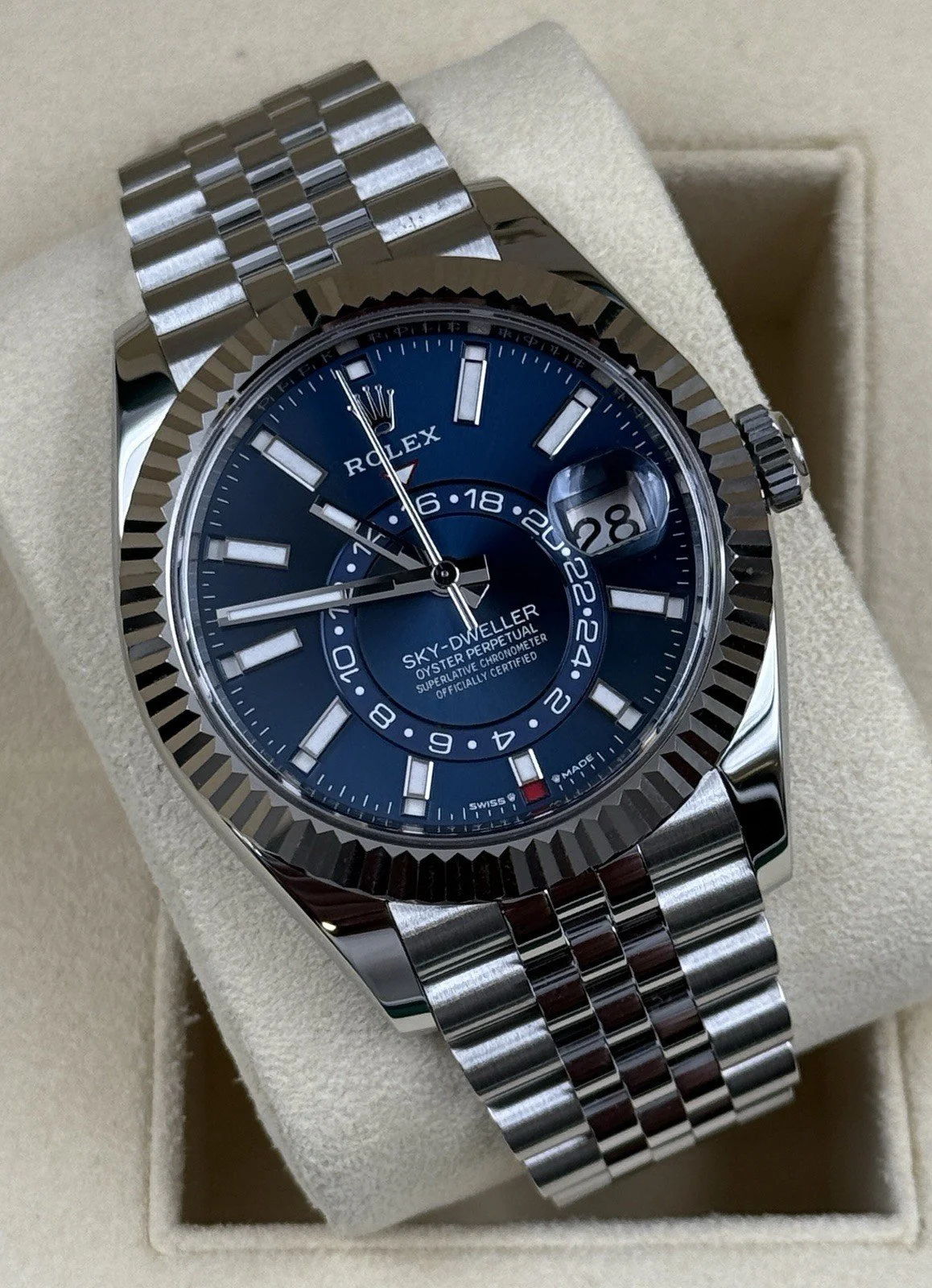Blue Rolex Sky-Dweller 336934 Blue Dial Jubilee