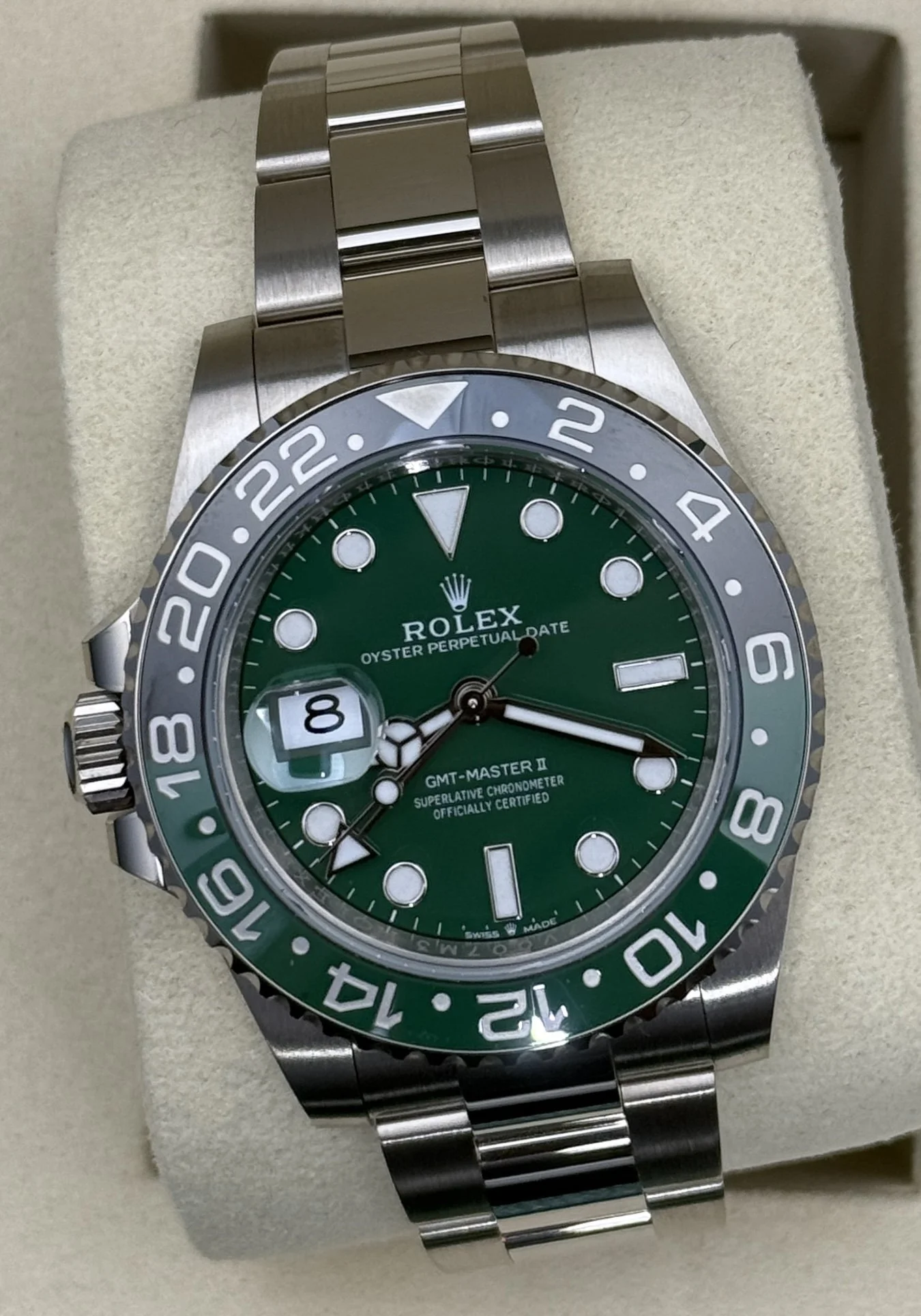 Rolex GMT-Master II Sprite 126729VTNR White Gold 40MM