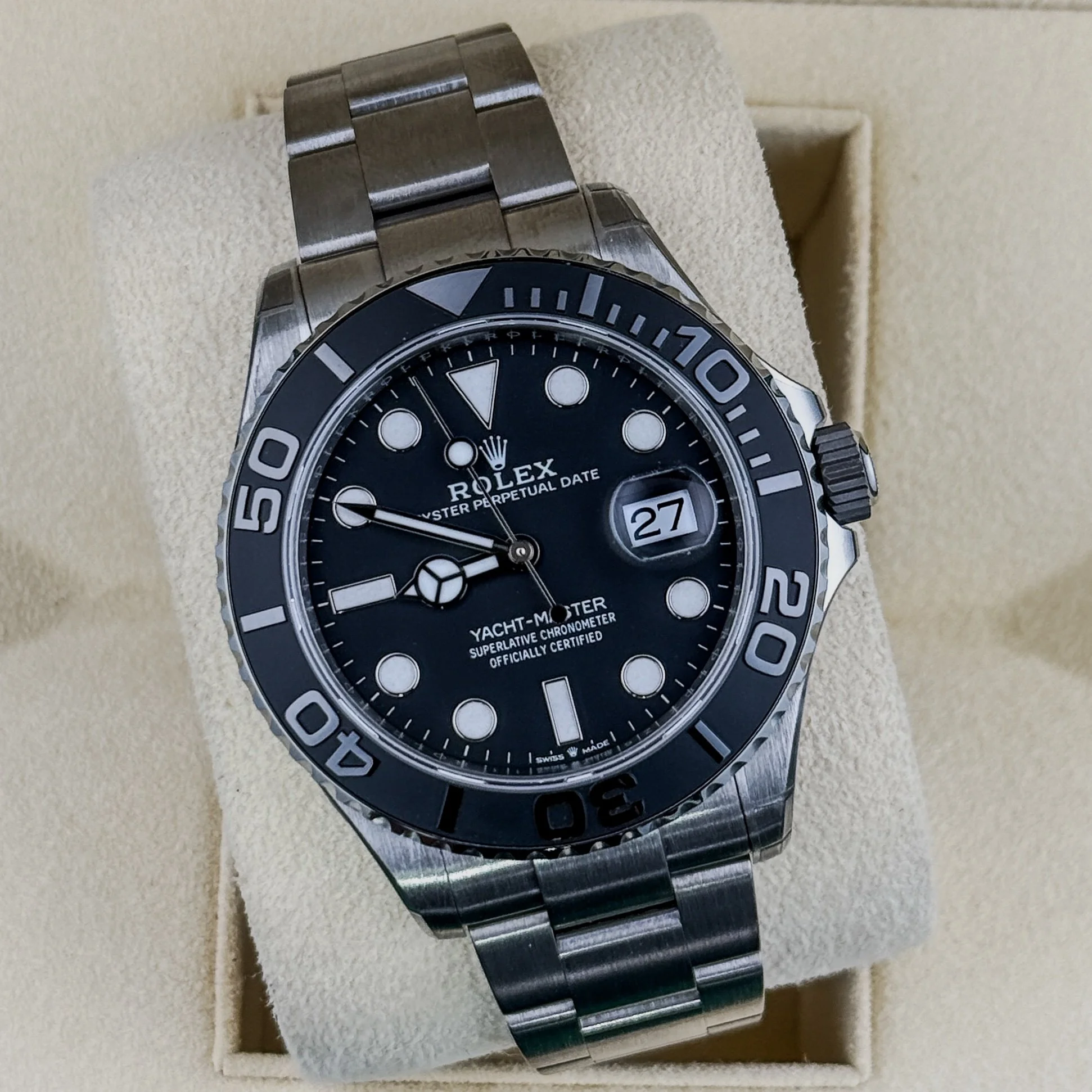 Rolex Yacht-Master 42 Titanium Black Dial Oyster 226627