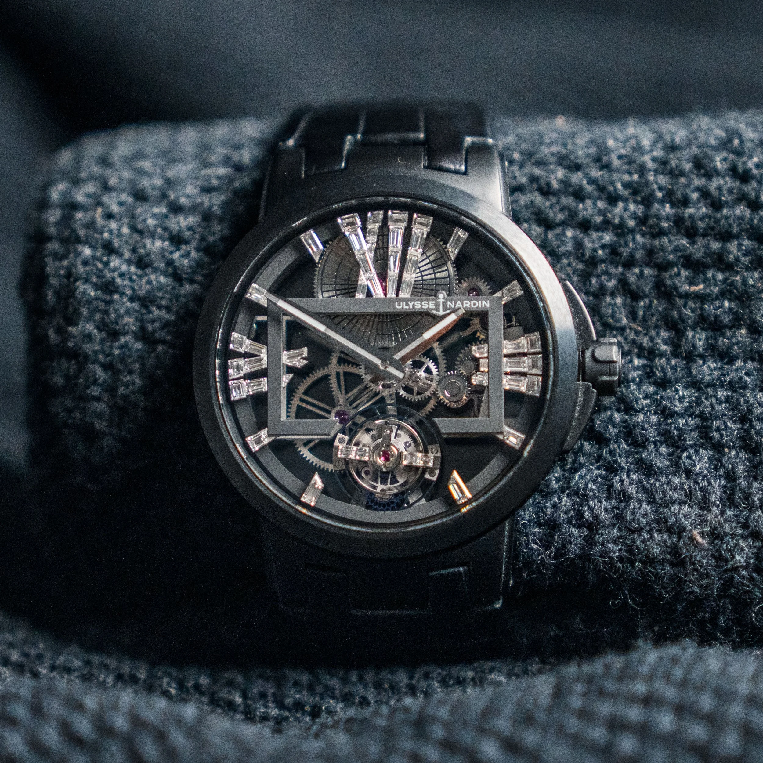Ulysse Nardin Executive Skeleton Tourbillon 1713-139 Magic Black