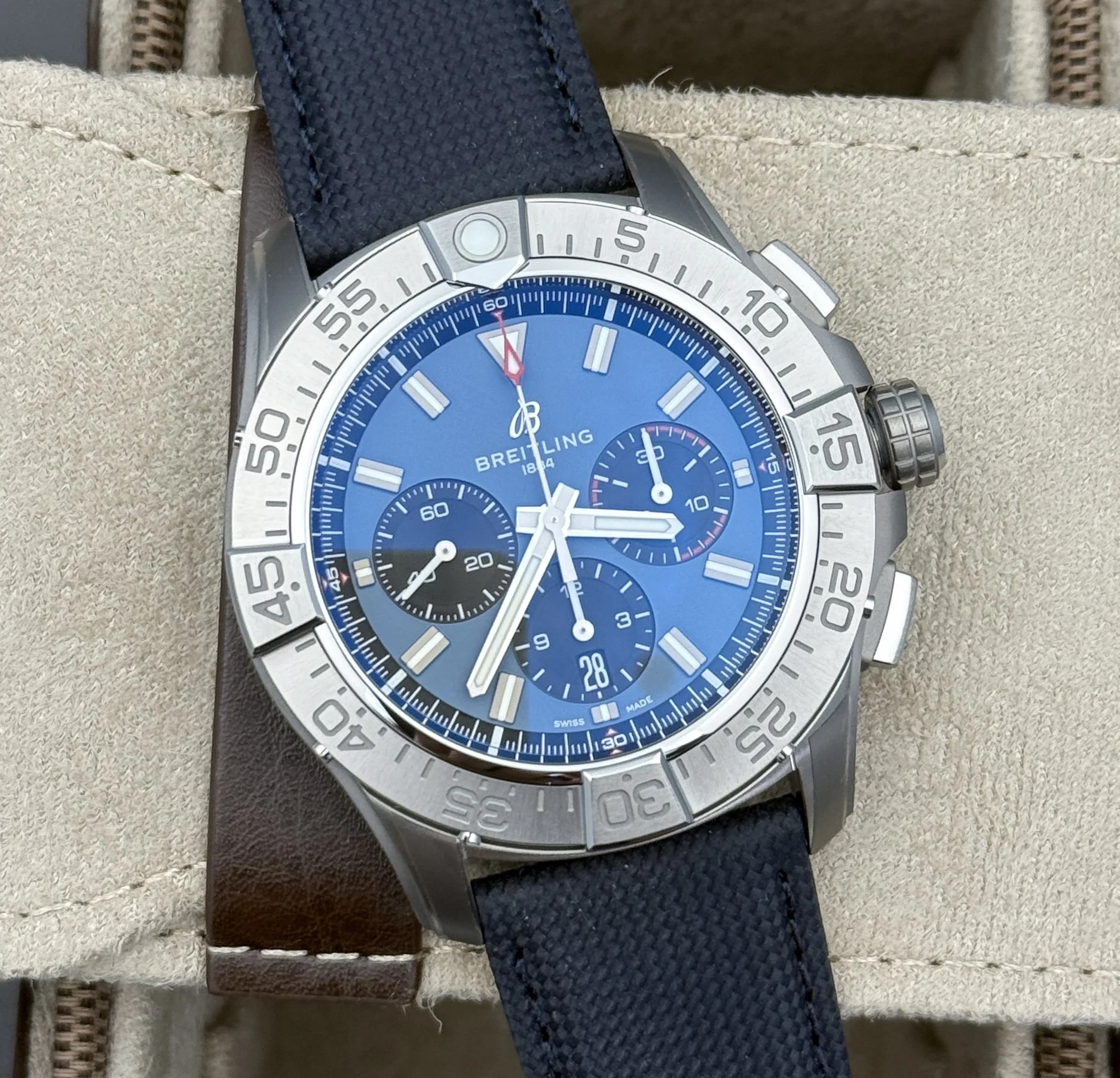Breitling Avenger Chronograph EB0148 Titanium 46MM Men’s Watch
