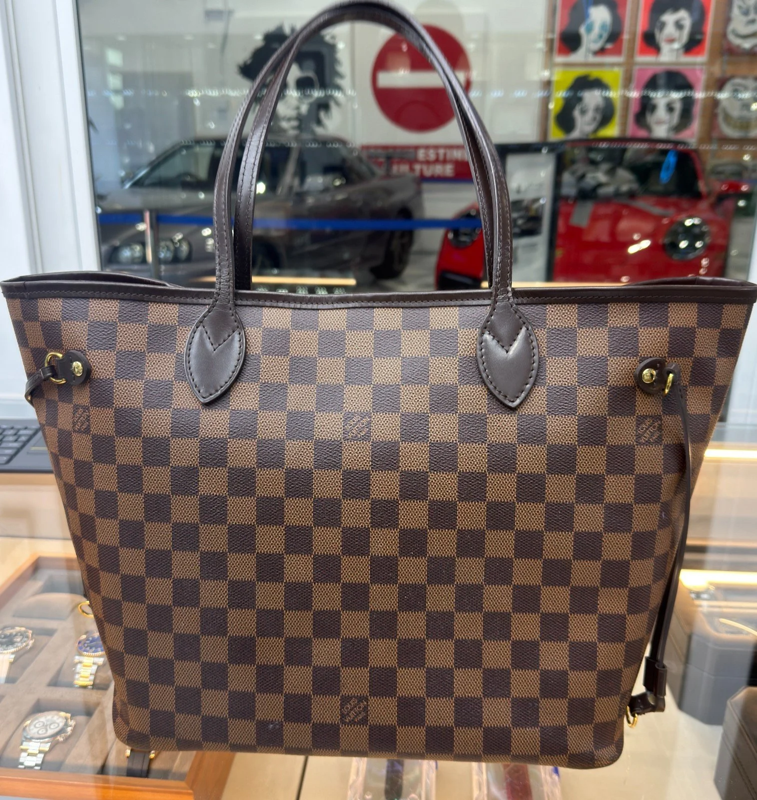 Louis Vuitton Neverfull MM - Damier Ebene Canvas with Organizer