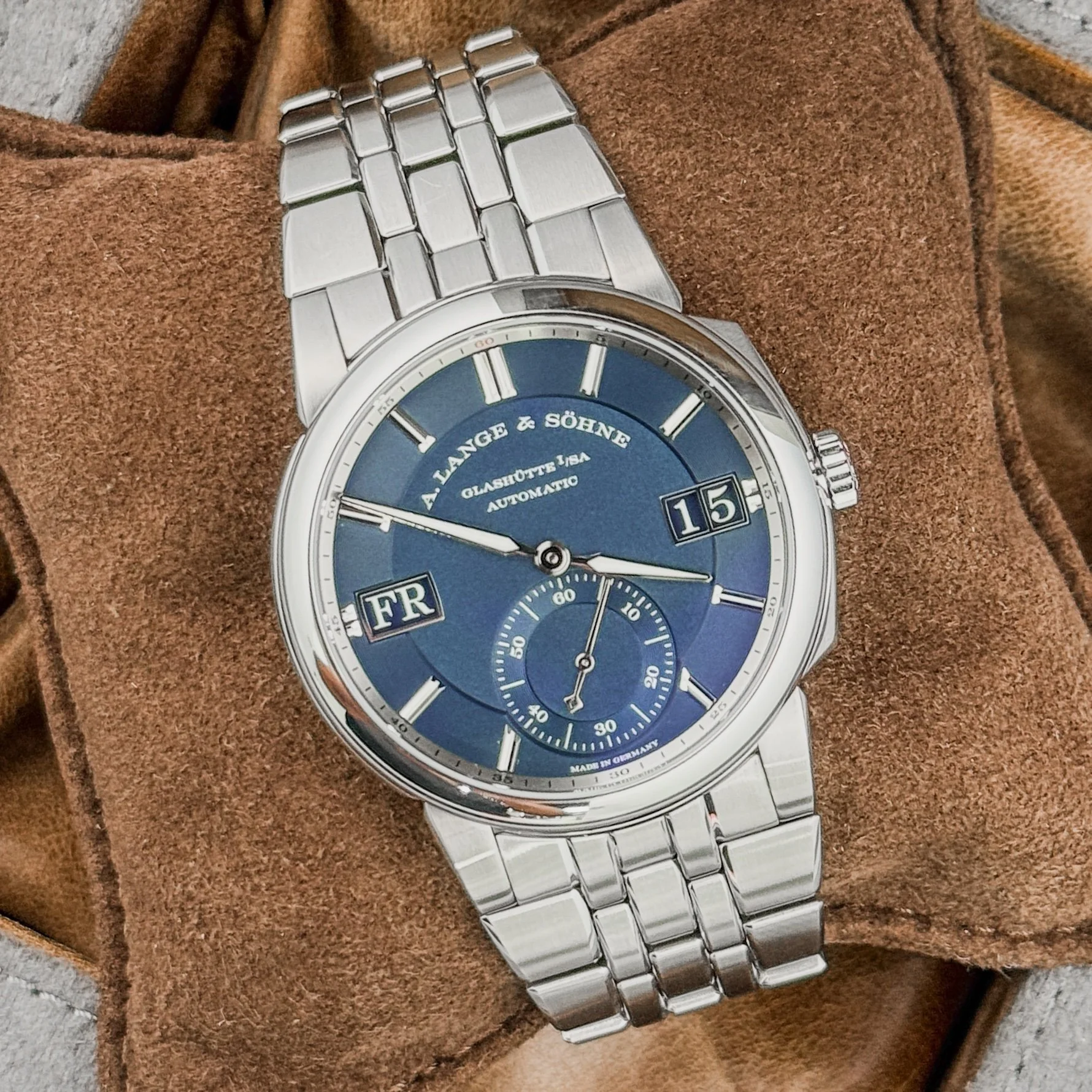 A. Lange & Söhne Odysseus Steel Blue Dial Automatic Watch 363.179