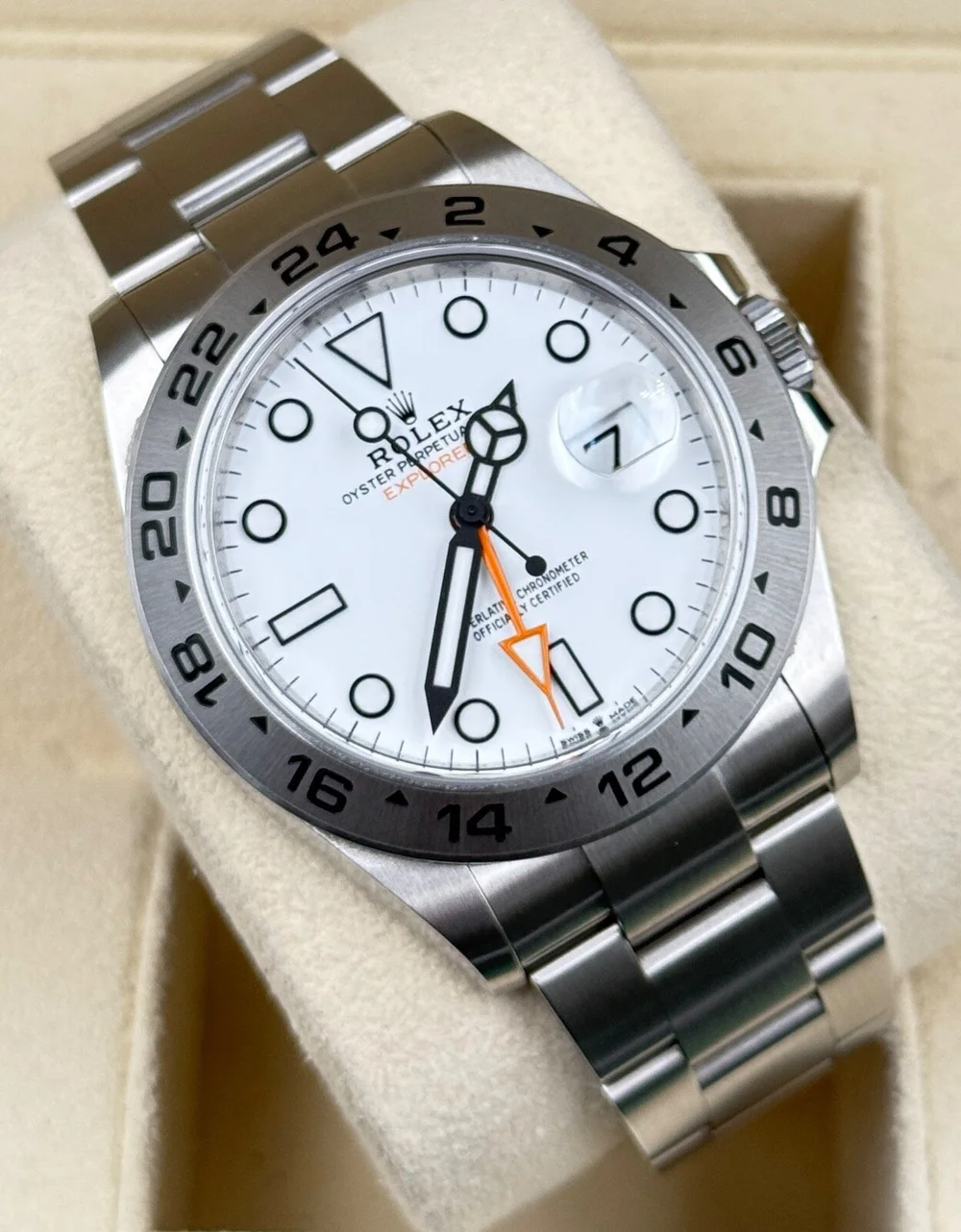 Rolex Explorer II 226570 White Polar Dial 42mm Men's Watch 2023