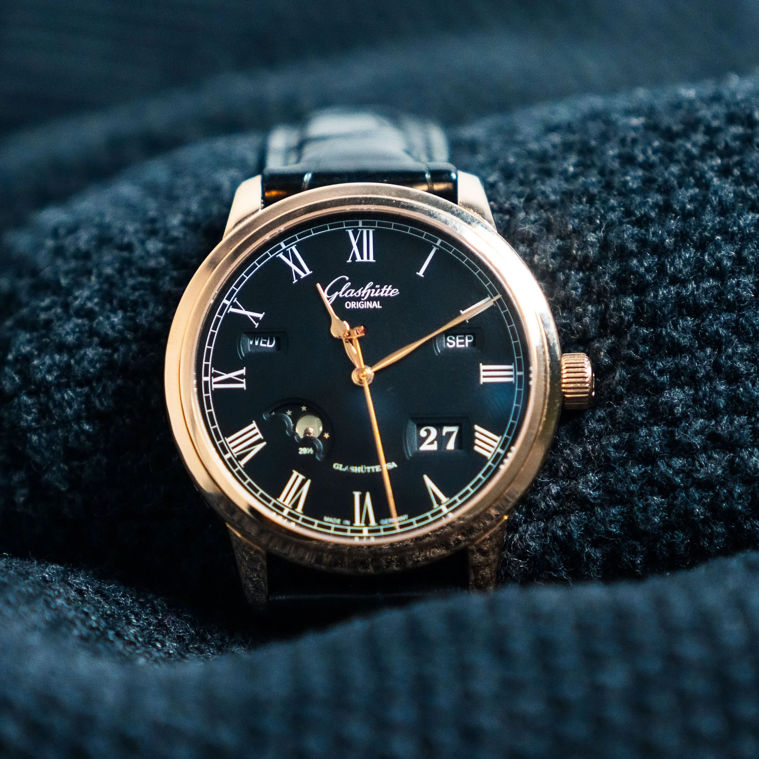 Glashutte Original Senator Perpetual Calendar Moon 10002250505 39 MM