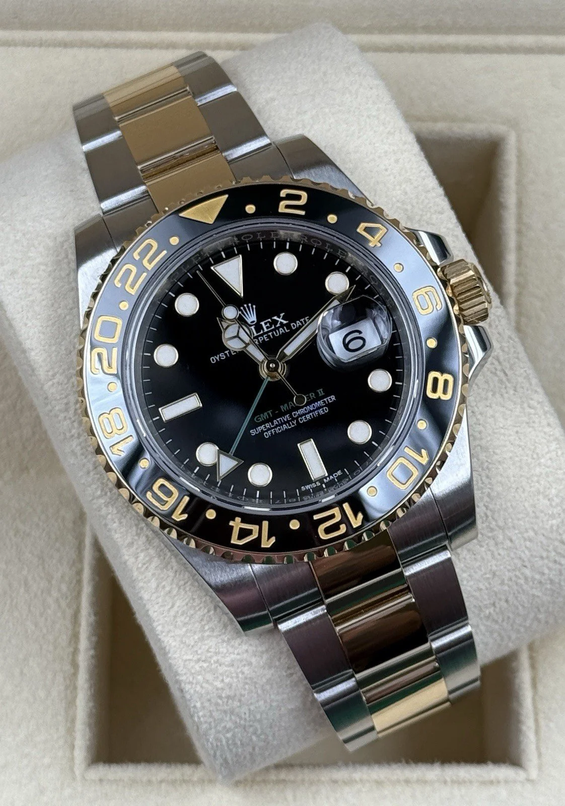 Rolex Yellow Gold & Stainless Steel GMT Master II 116713LN