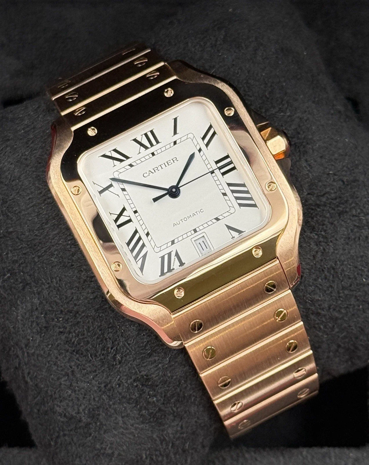 Cartier Santos De Cartier Rose Gold