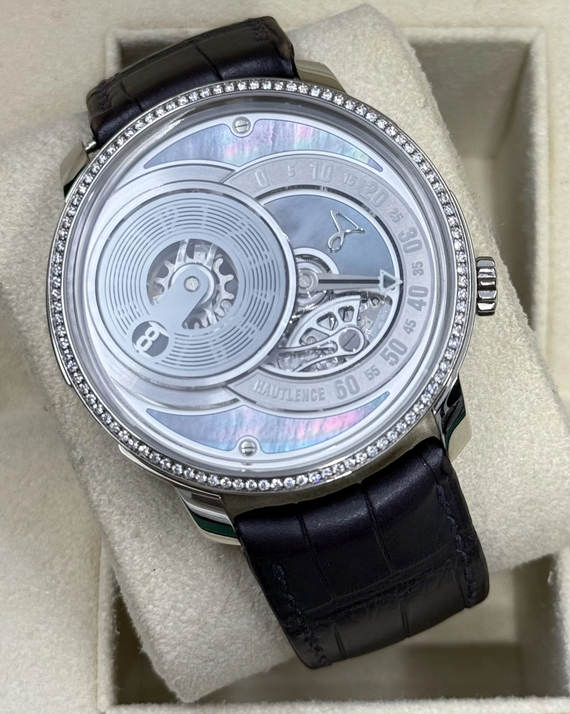 Hautlence HLC 3 Limited Edition Only 88 Made 41MM 18k White Gold With Diamonds