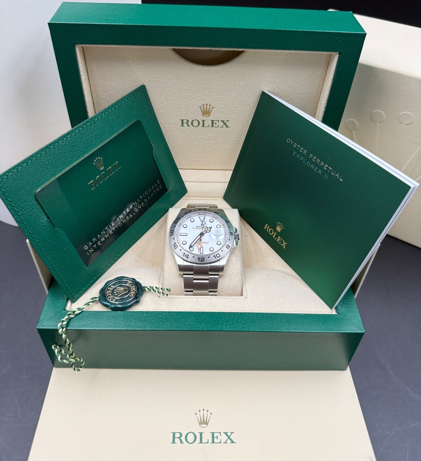 Rolex Explorer II 226570 White Polar Dial 42mm Men's Watch 2023