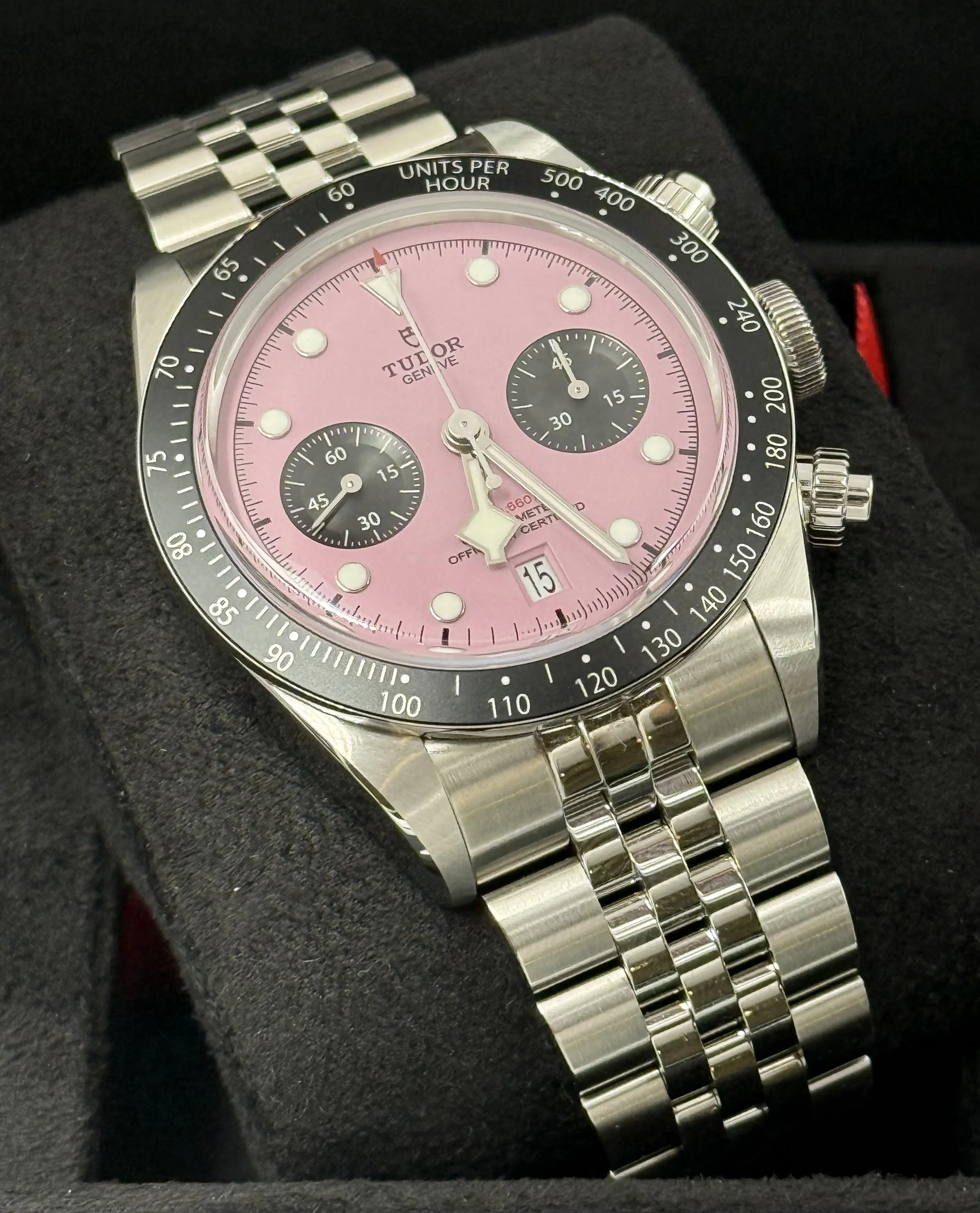 Tudor Black Bay Chrono 79360N-0019 Pink Dial
