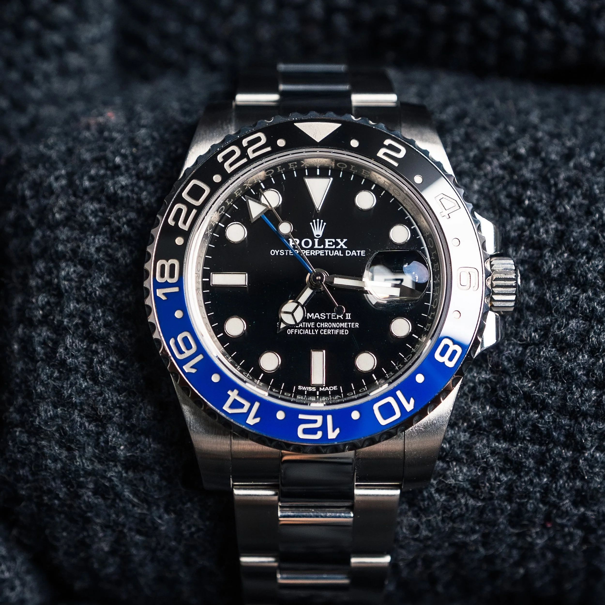 Rolex Batman Gmt-Master II 116710BLNR Stainless Steel 40MM