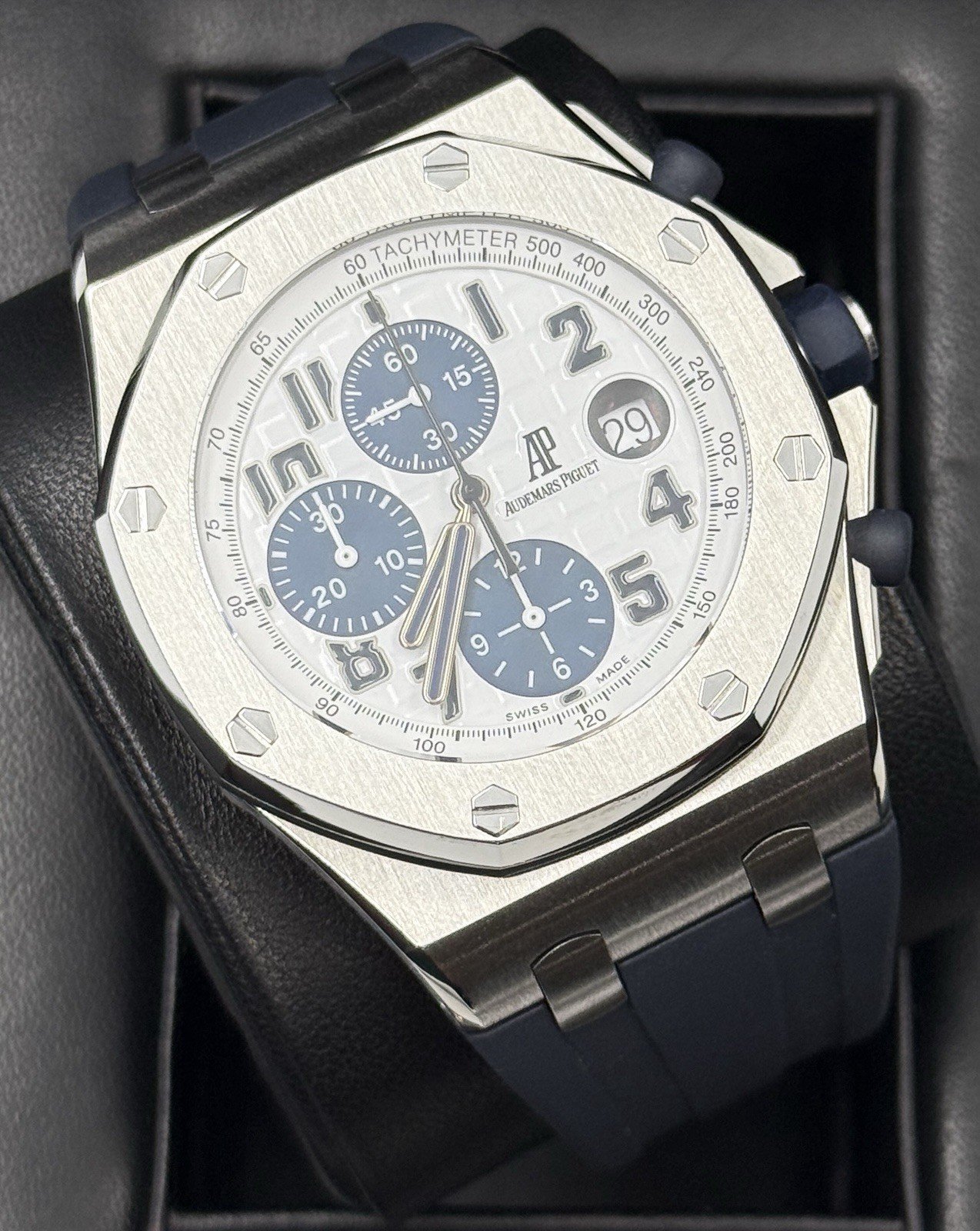 Audemars Piguet Royal Oak Offshore Navy Blue Chronograph Steel 26170ST