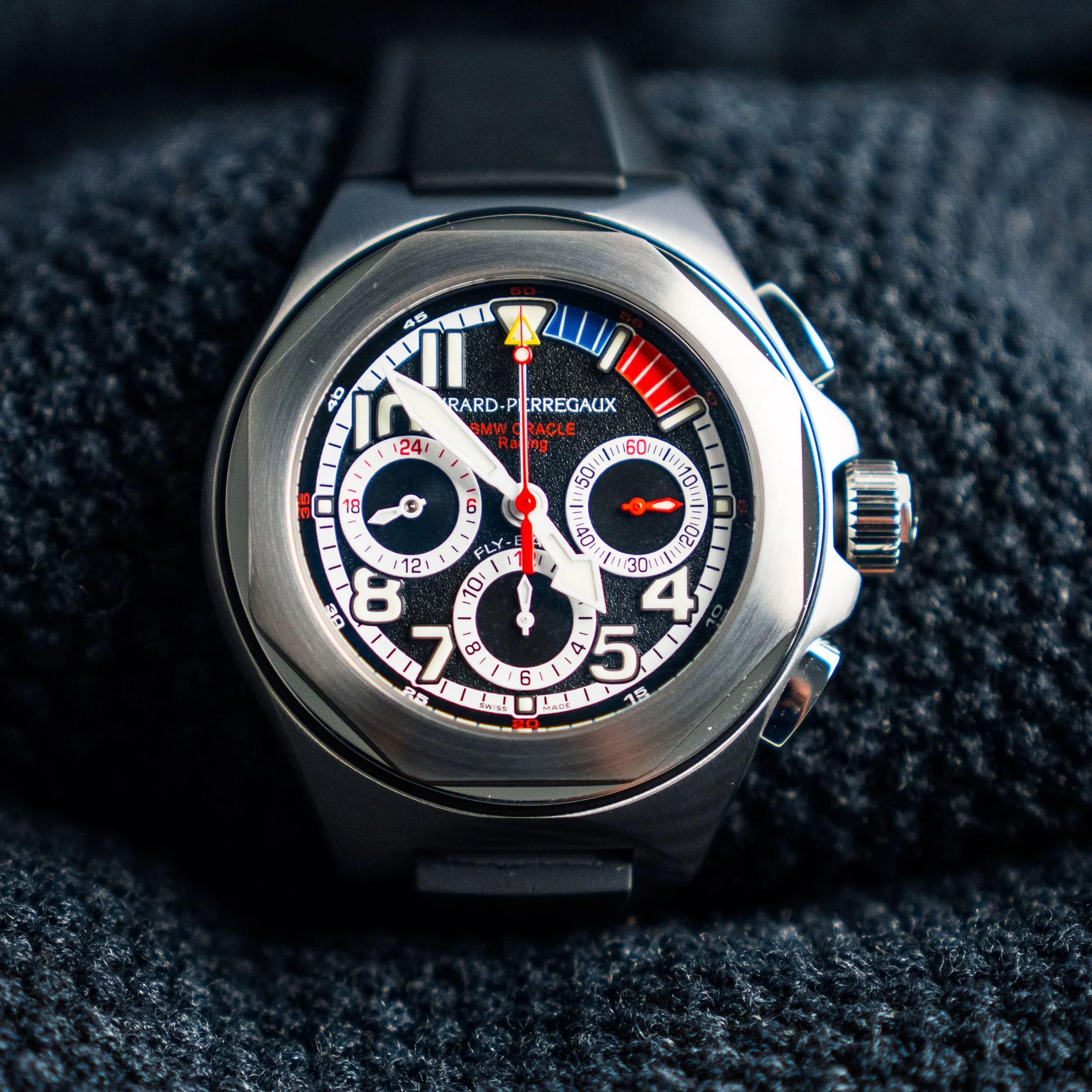 Girard-Perregaux BMW Oracle Racing Laureato Flyback Titanium Men's Watch