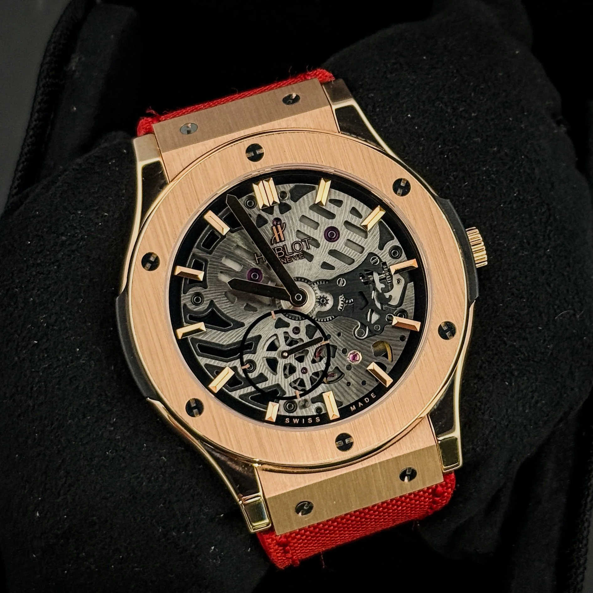 Hublot Classic Fusion Classico Ultra-Thin King Gold Watch 45mm 515.OX.0180.LR (Copy)
