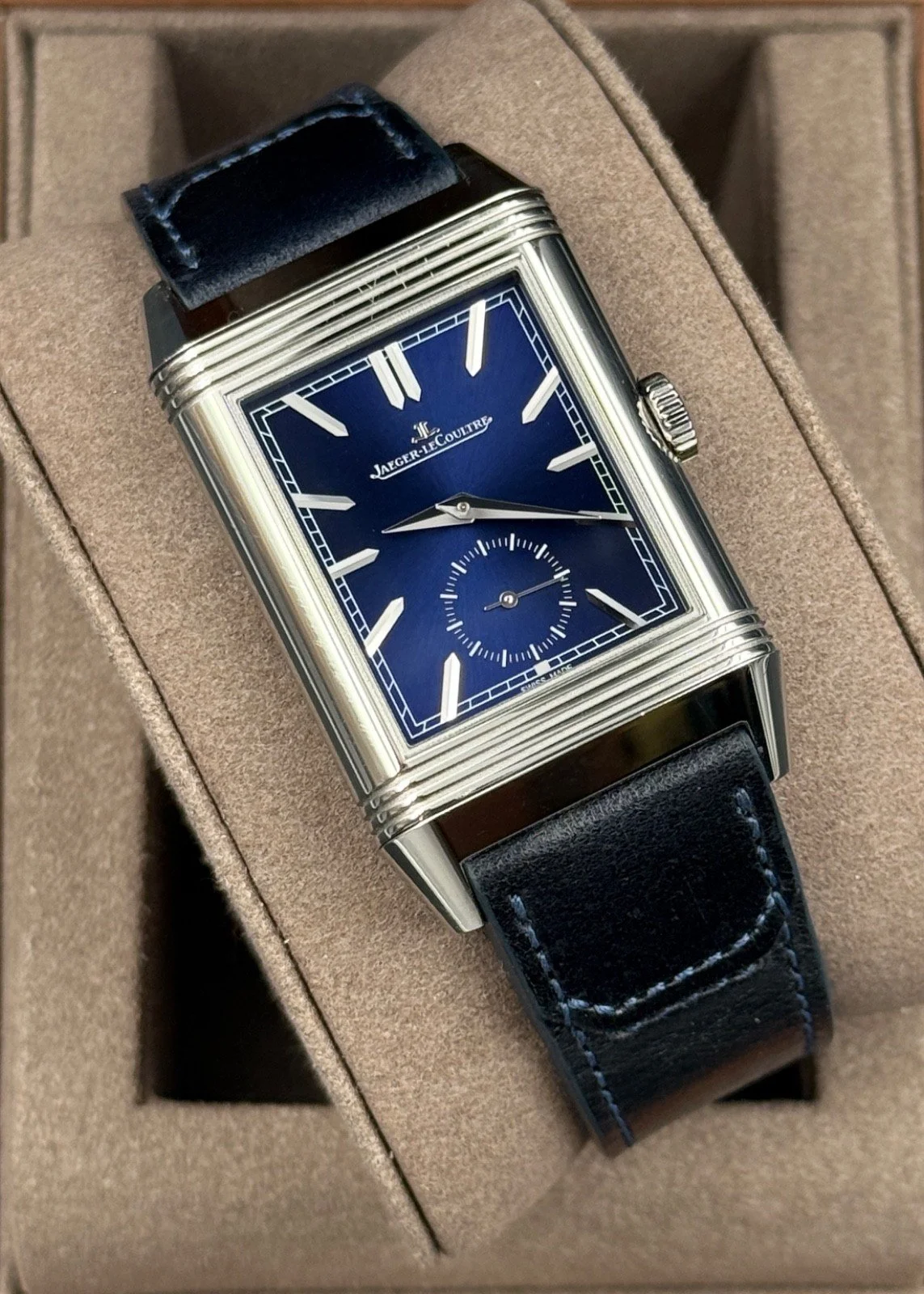 Jaeger LeCoultre Reverso Tribute Duoface Day Night Watch 215.8.D4 Q3988482