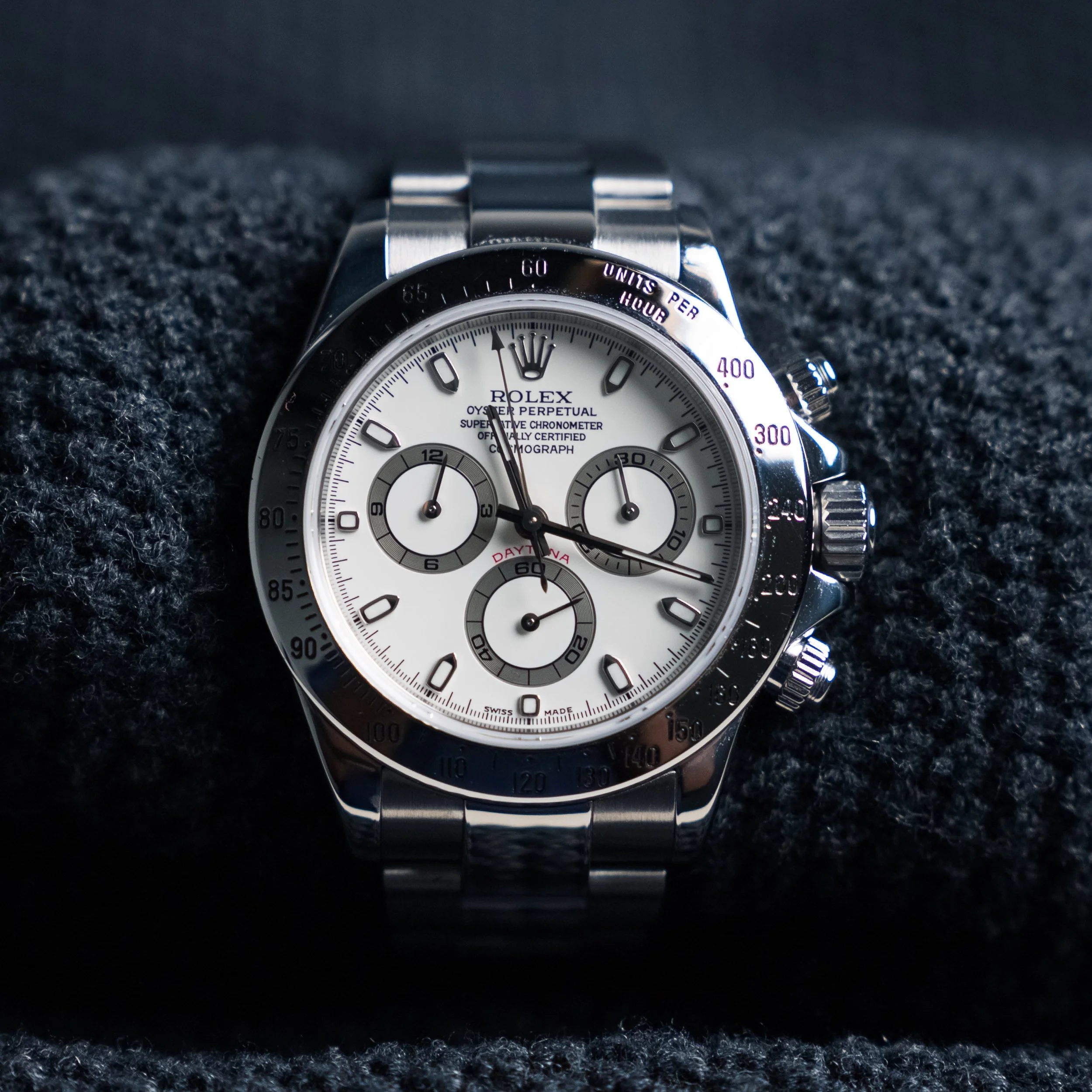 Rolex Daytona White Dial 116520 Steel 40MM