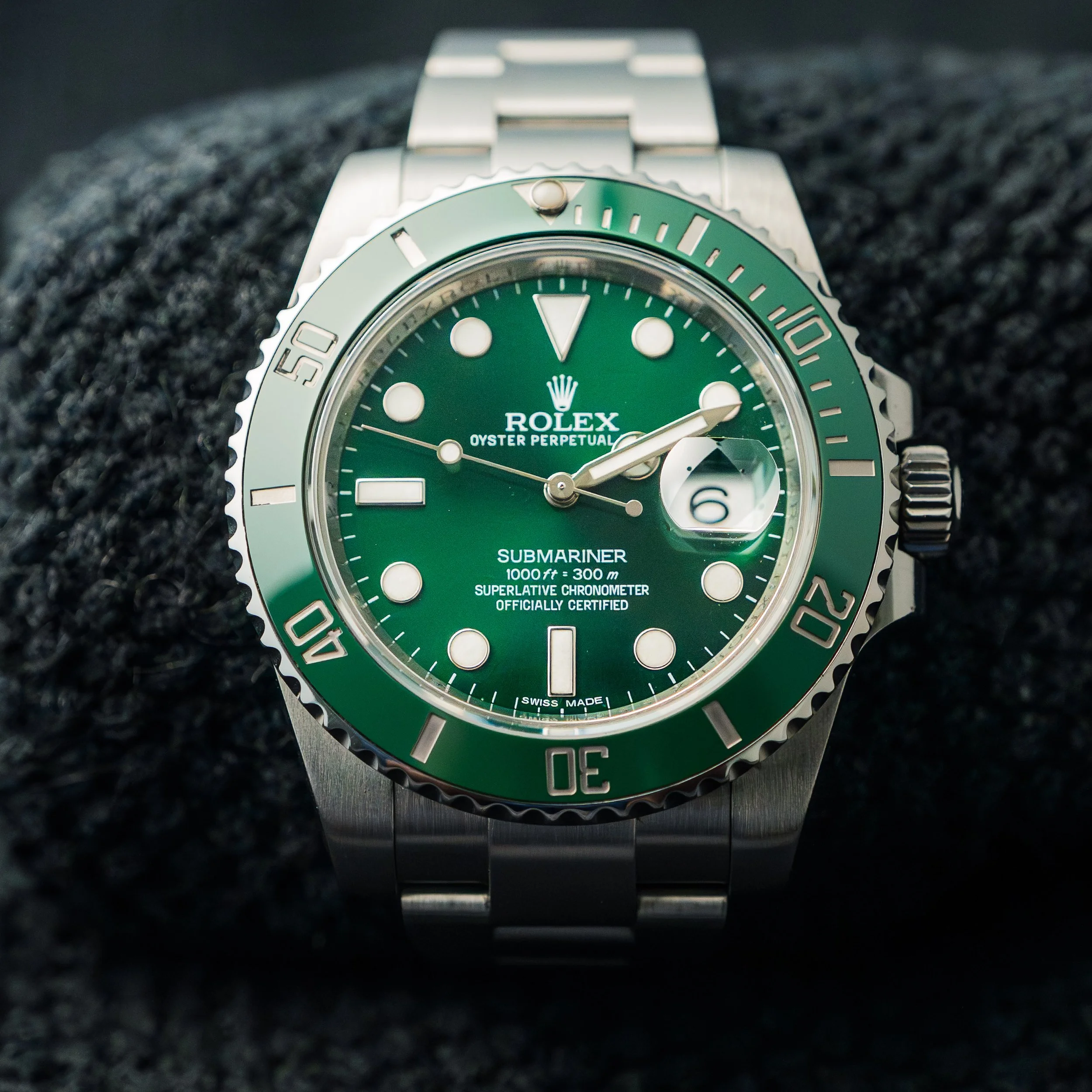 Rolex Submariner Date Hulk 116610LV Steel 40MM