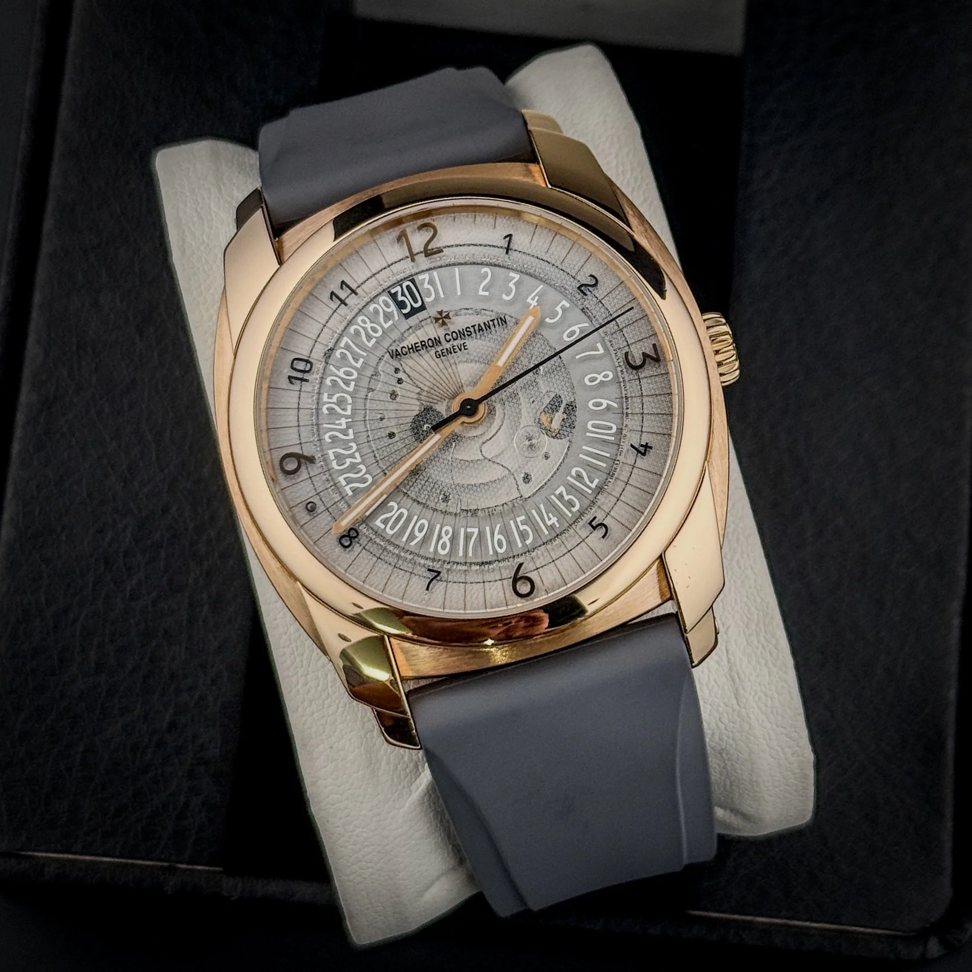 Vacheron Constantin Quai de l'Ile Rose Gold Grey Dial 86050