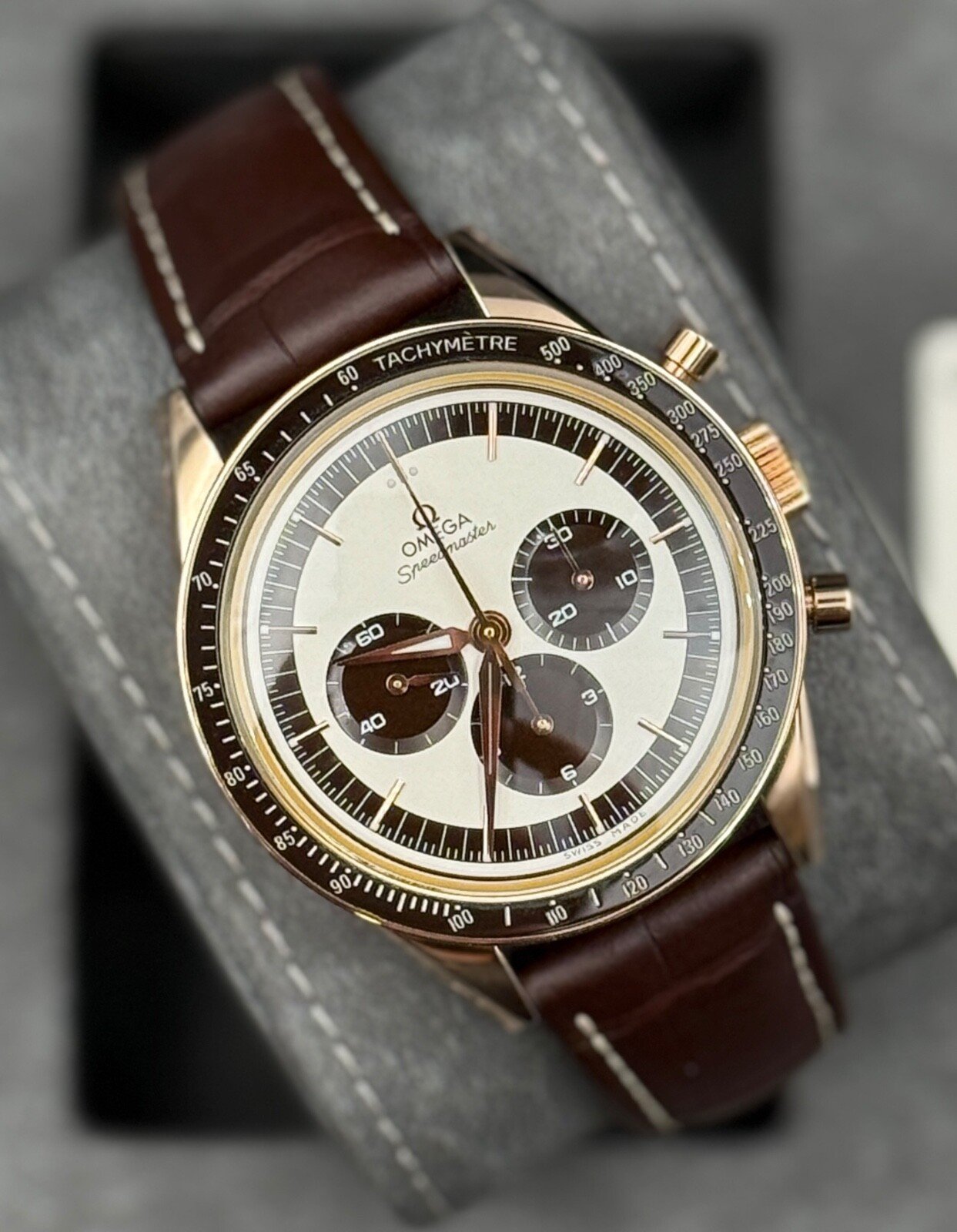 Omega Speedmaster Moonwatch Chrono Rose Gold Manual Watch 311.63.40.30.02.001