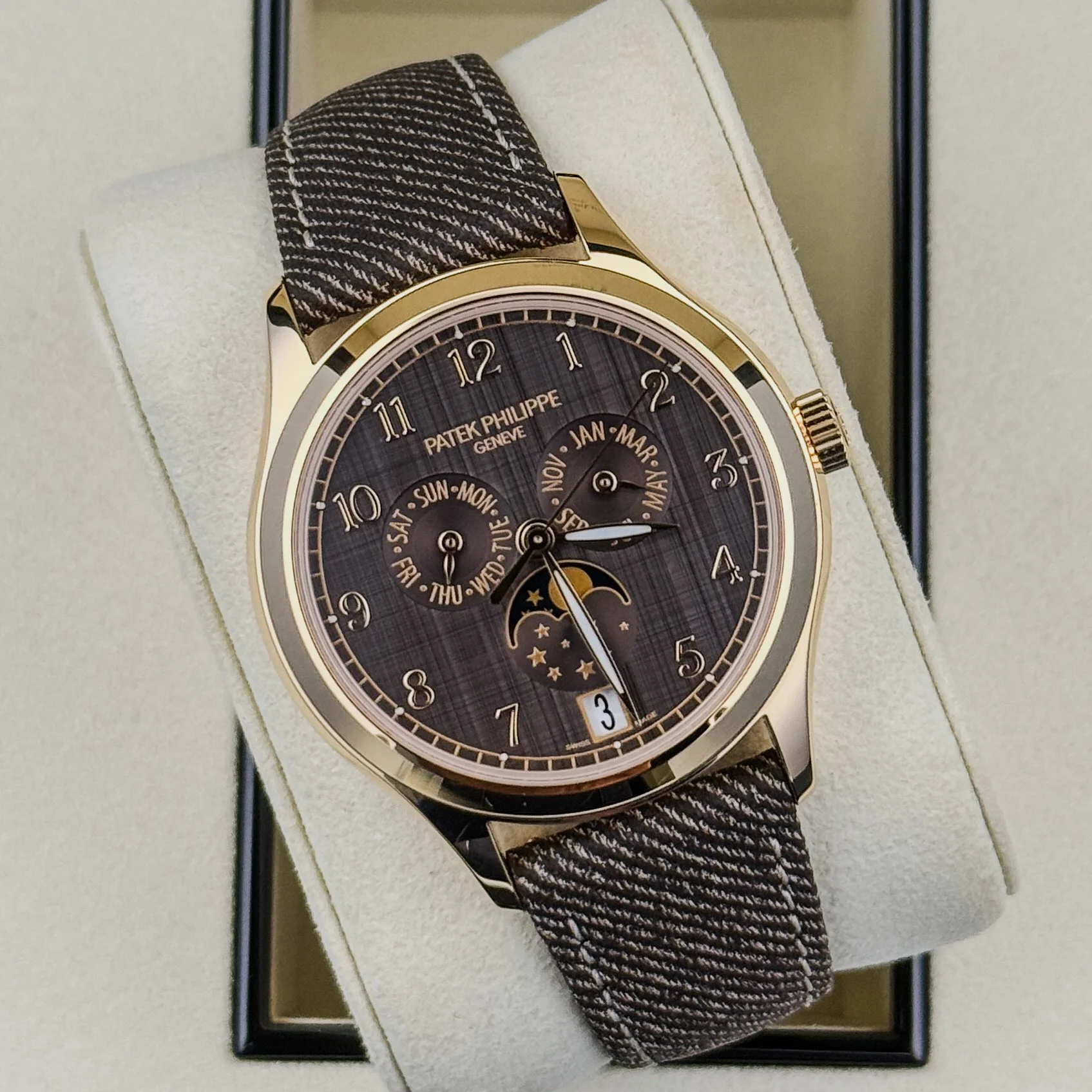 Patek Philippe Annual Calendar Moonphase 4946R-001 Rose Gold 38MM