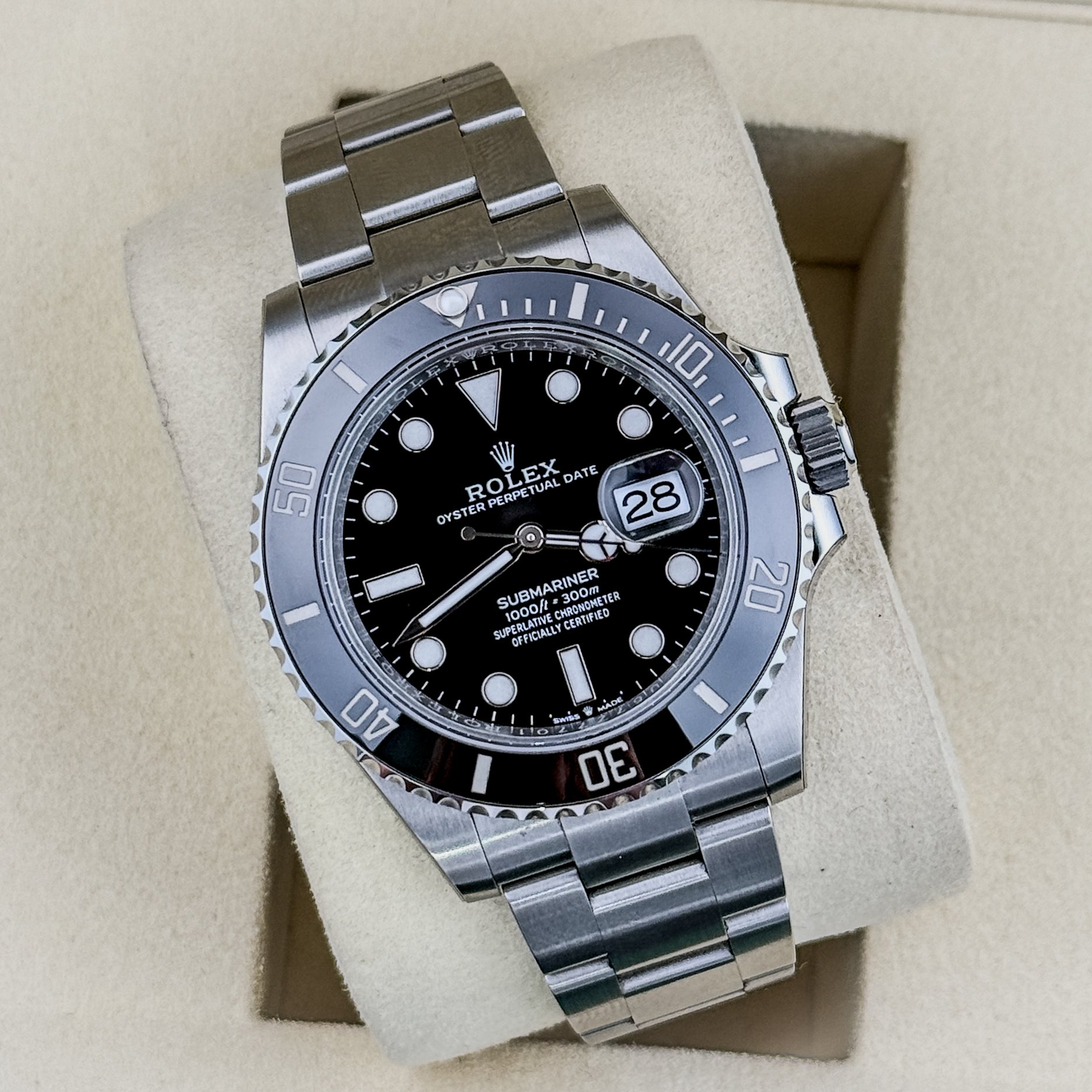 Rolex Submariner Date Black Dial Steel 41mm 126610LN Men’s Watch
