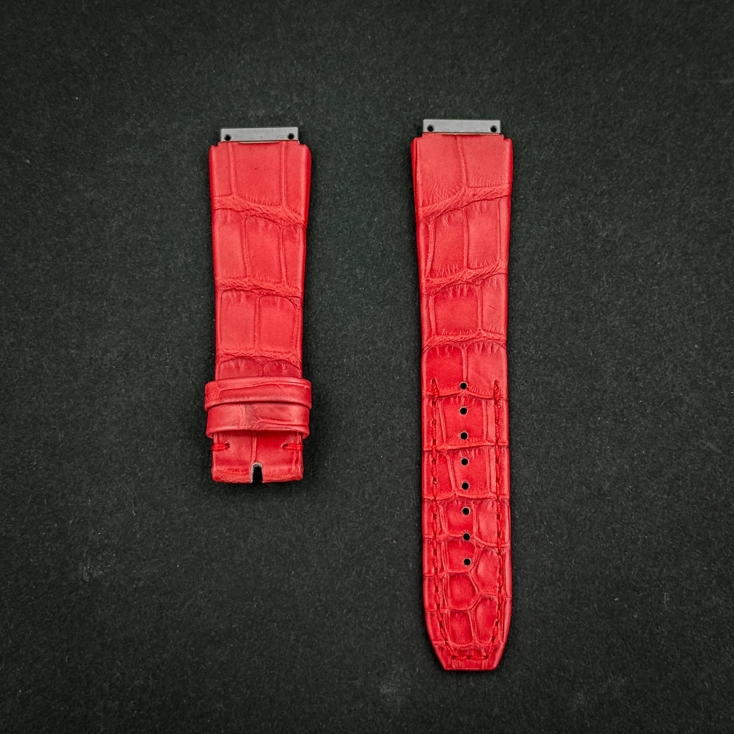 Richard Mille RM 07-01 Red Genuine Alligator Strap