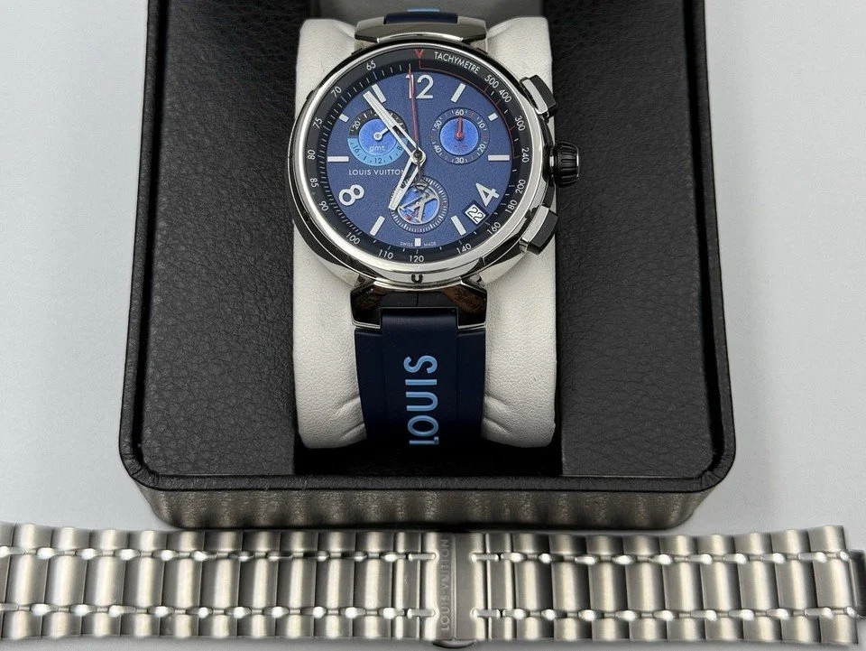 Louis Vuitton Tambour Outdoor Chronograph GMT Nautical QA153  display picture 2