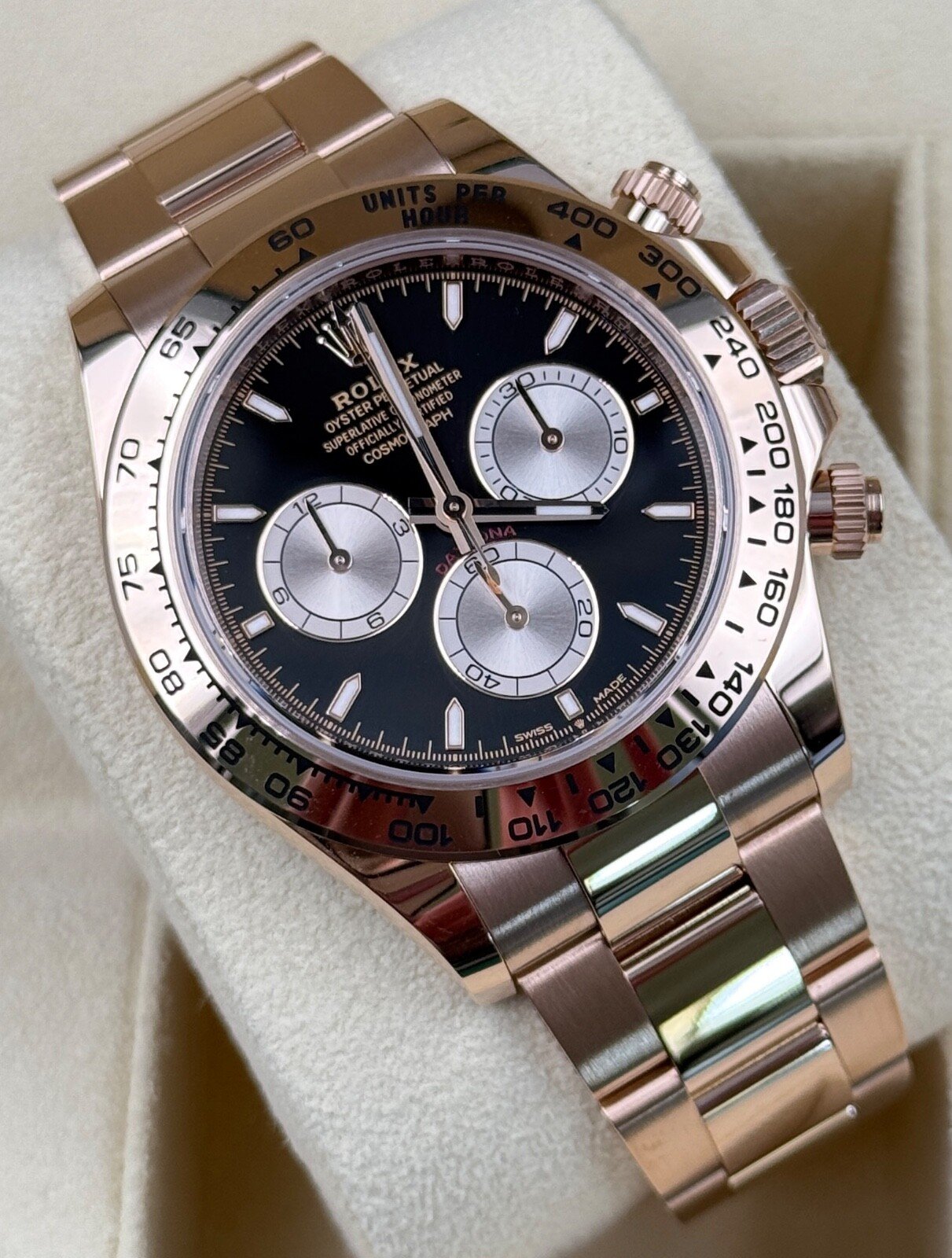 Rolex Daytona 126505 40mm Rose Gold Black Dial 2024