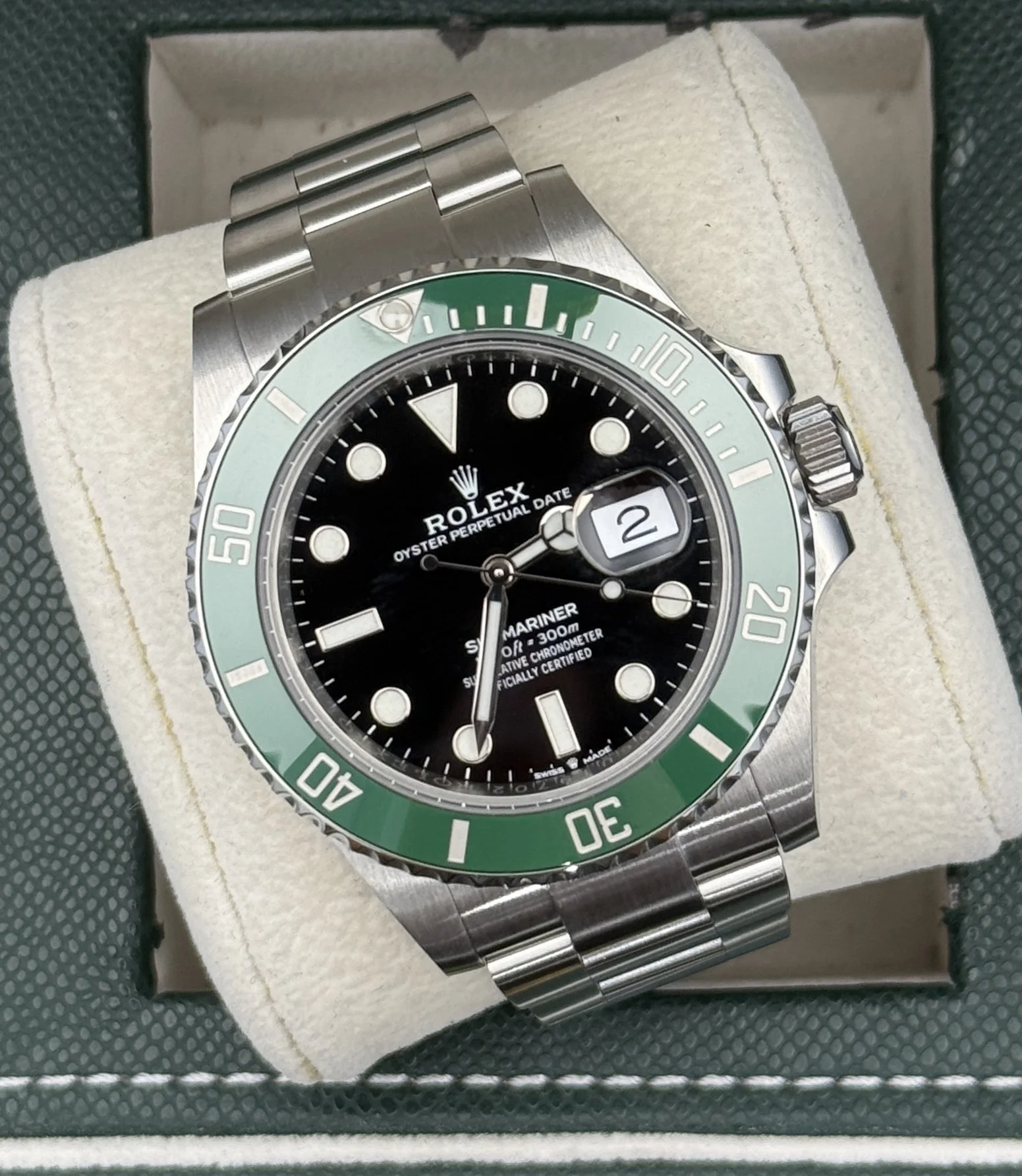 Rolex CPO  Submariner "Starbucks" 126610LV Black Dial 41MM