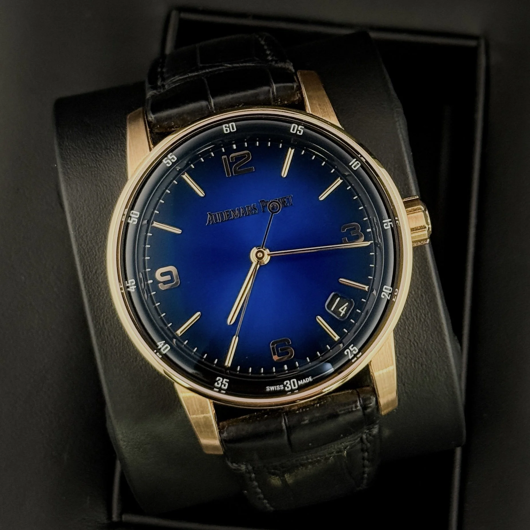 Audemars Piguet Code 11.59 Rose Gold Blue Dial 41mm 15210OR