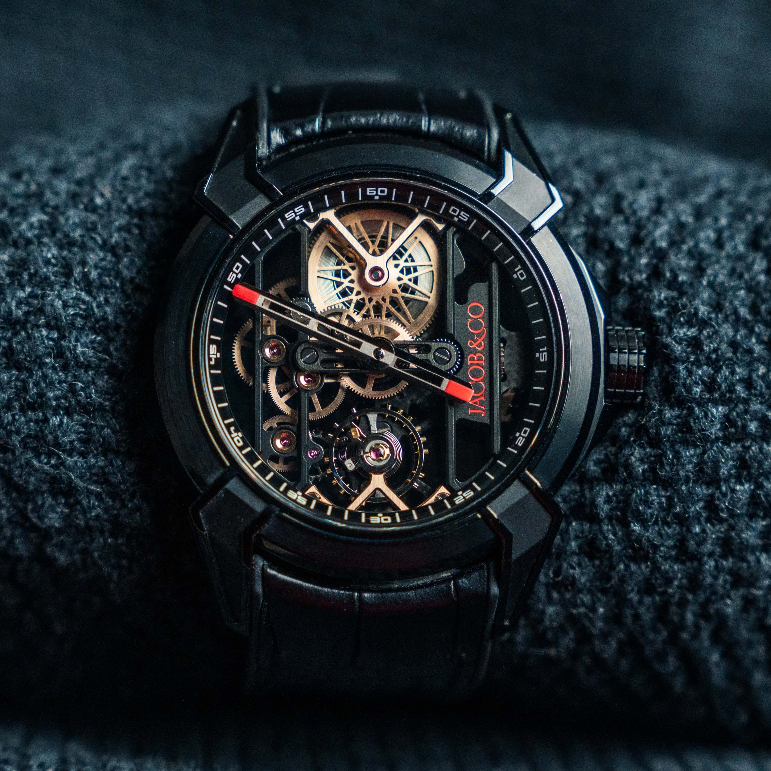 Jacob & Co. Epic X Black DLC Steel Ref. EX110.21.AA.AF.A 44MM