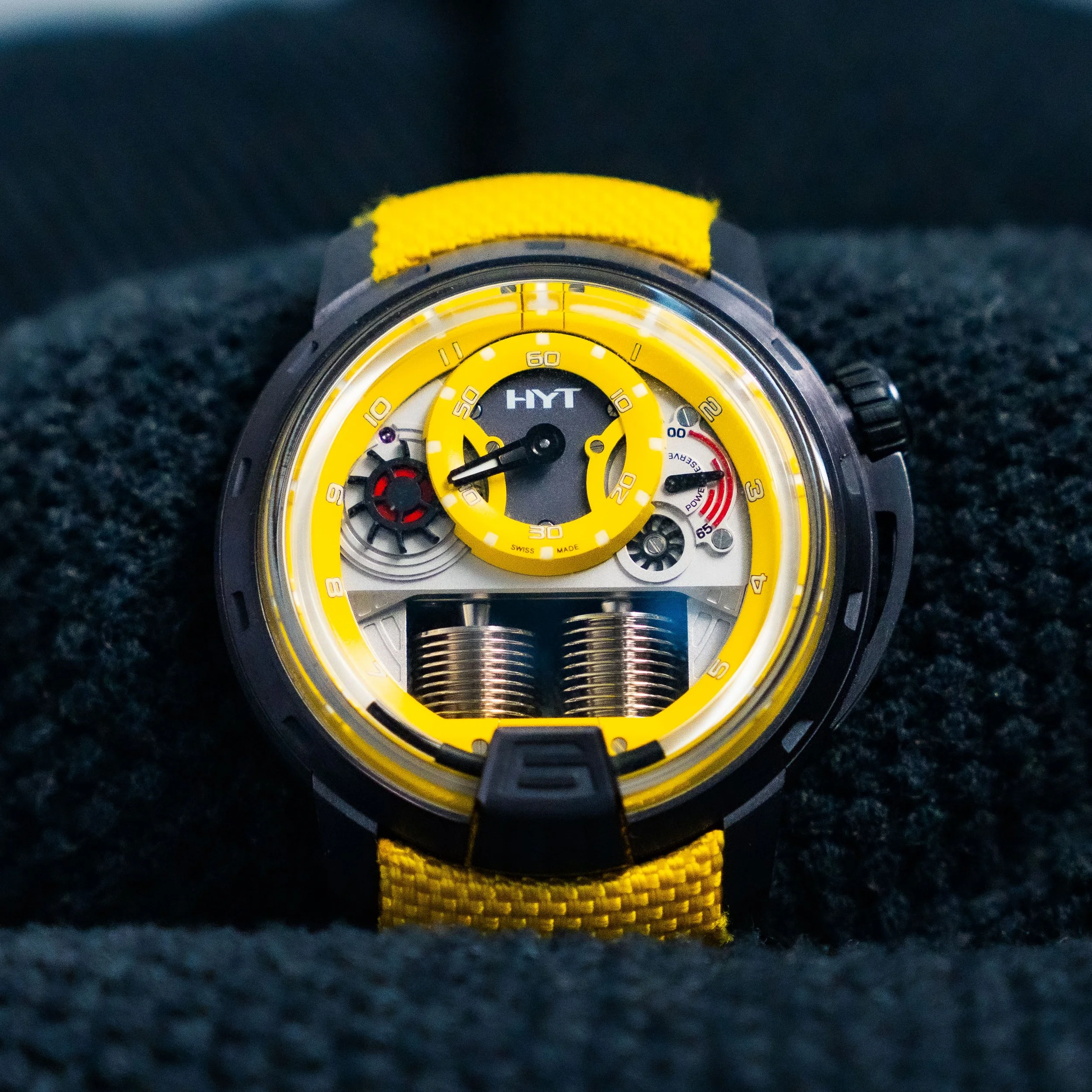 HYT ColorBlock Yellow Limited Edition 10 Men's Watch