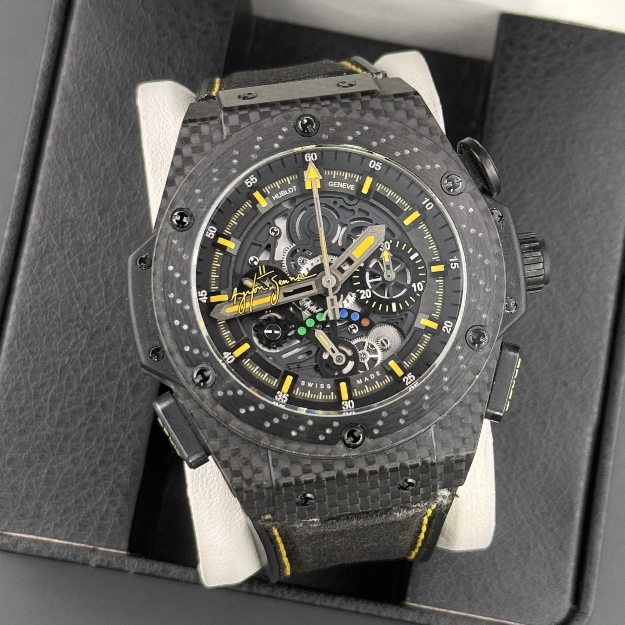 Hublot Big Bang King Power Ayrton Senna Carbon 48mm 719.QX.1729.NR.AES10 Men’s Watch