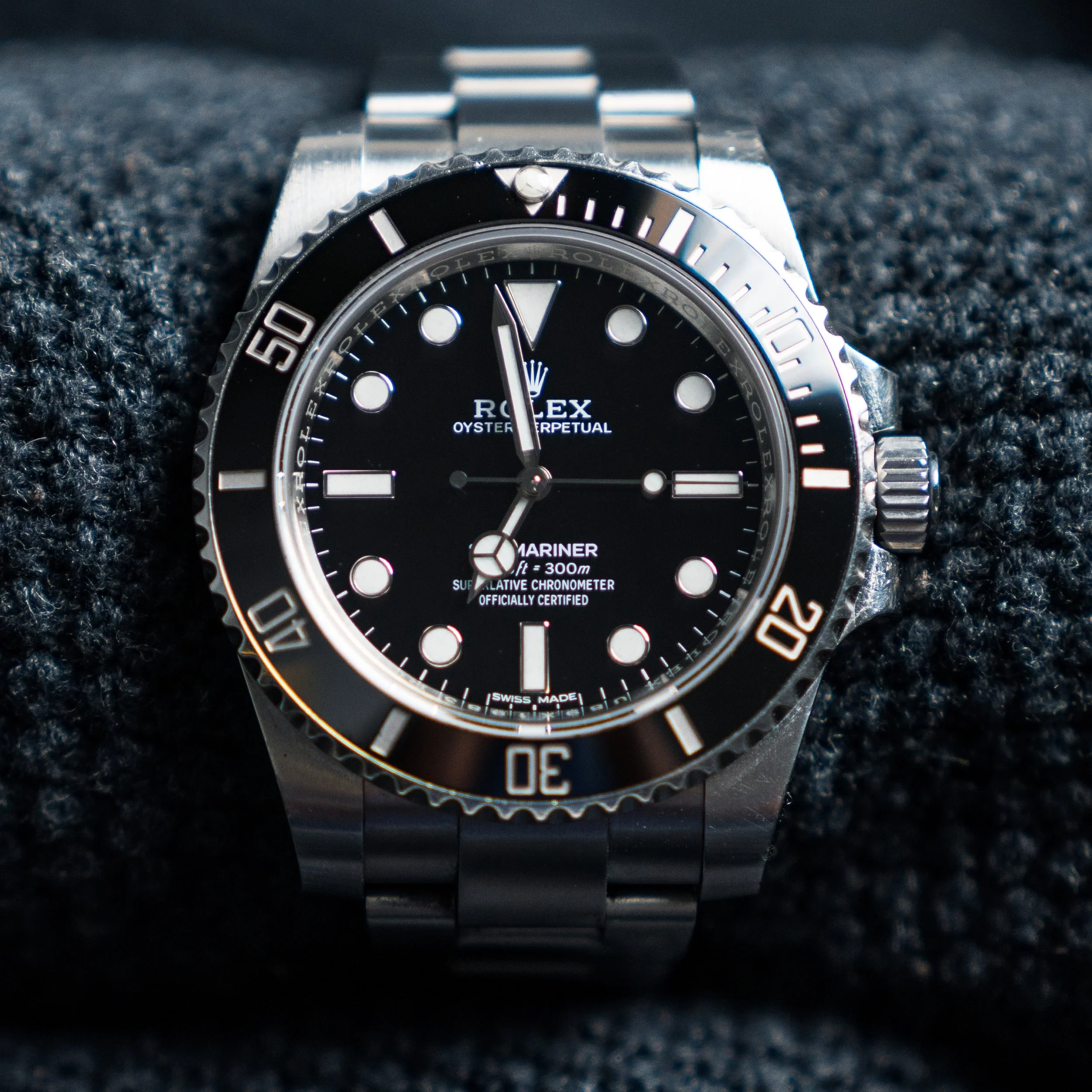 Rolex Submariner No Date 114060 40mm Steel Black Dial