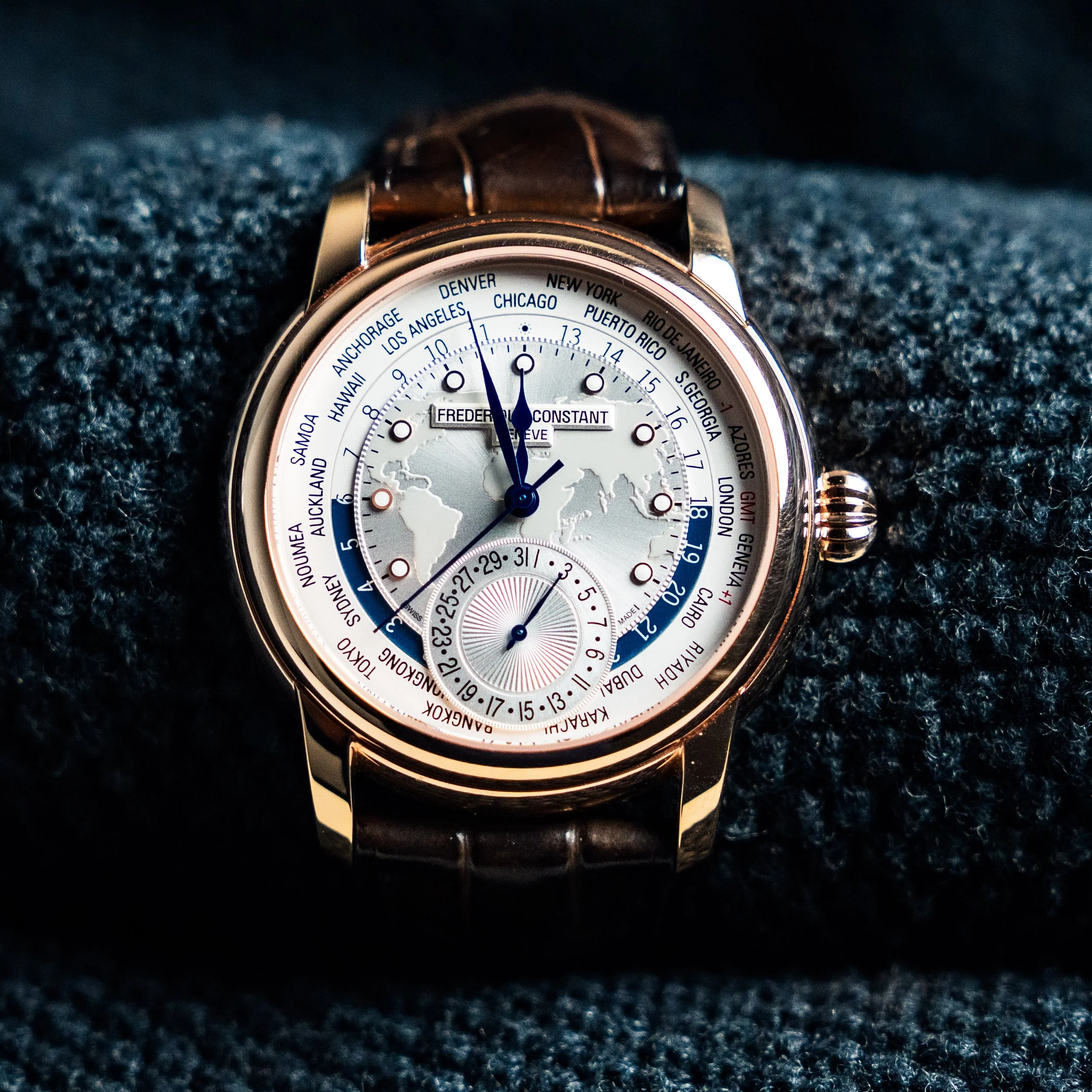 Frederique Constant Claissic Worldtimer FC-718WM4H4