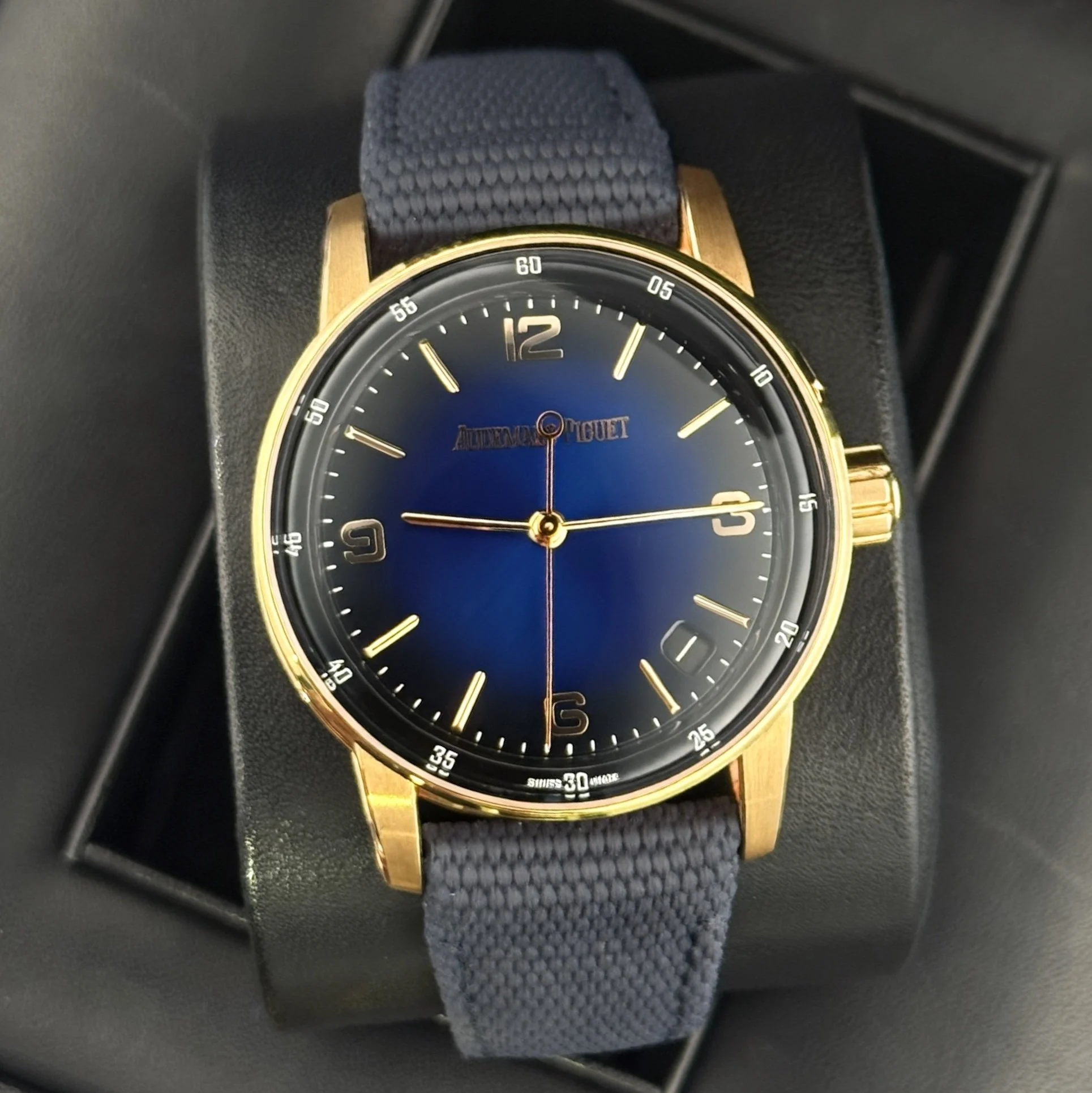 Audemars Piguet Code 11.59 Rose Gold Smoked Blue Dial 41mm 15210OR Men’s Watch