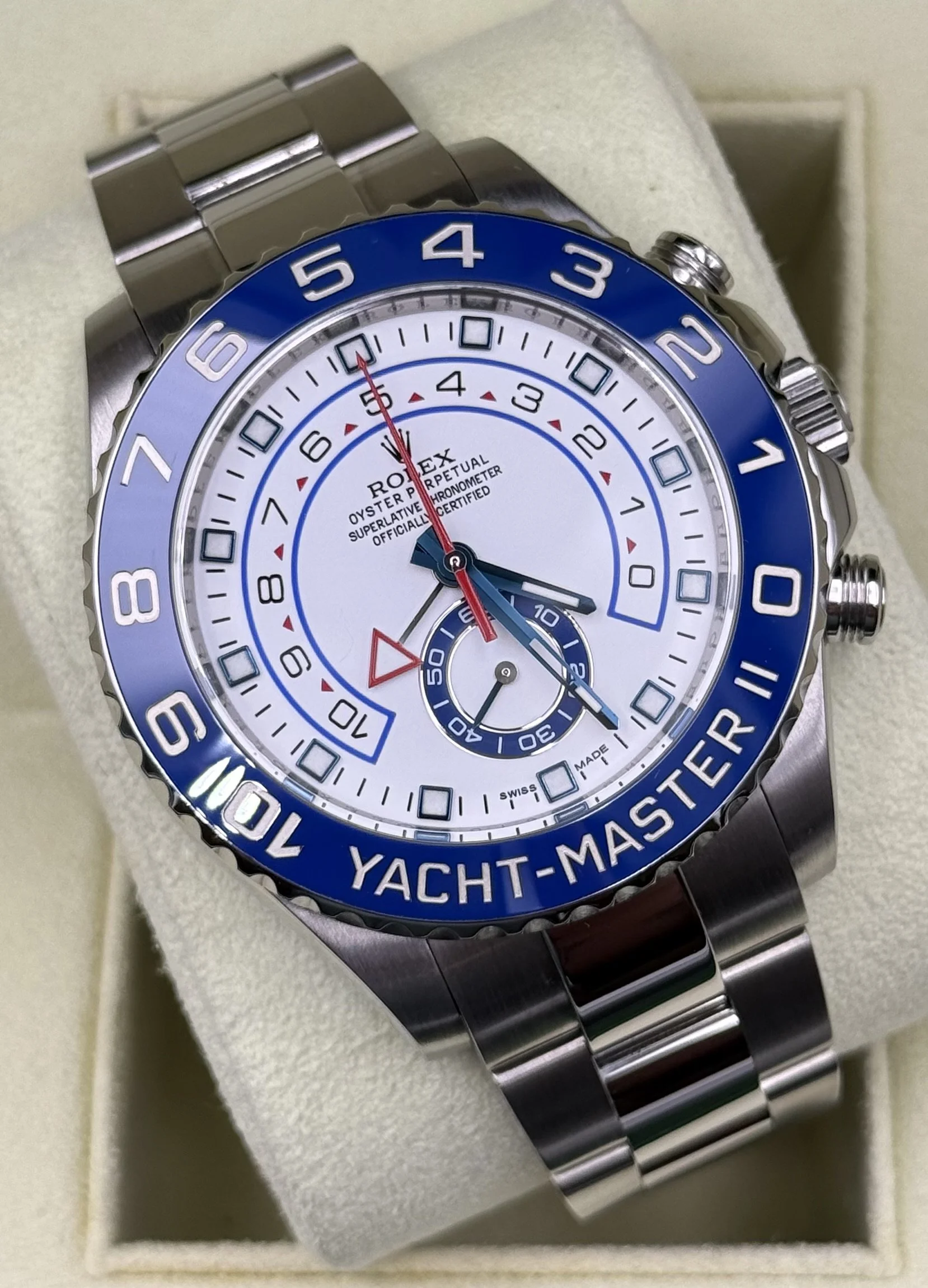 Rolex Yacht-Master II 44mm Blue Hands