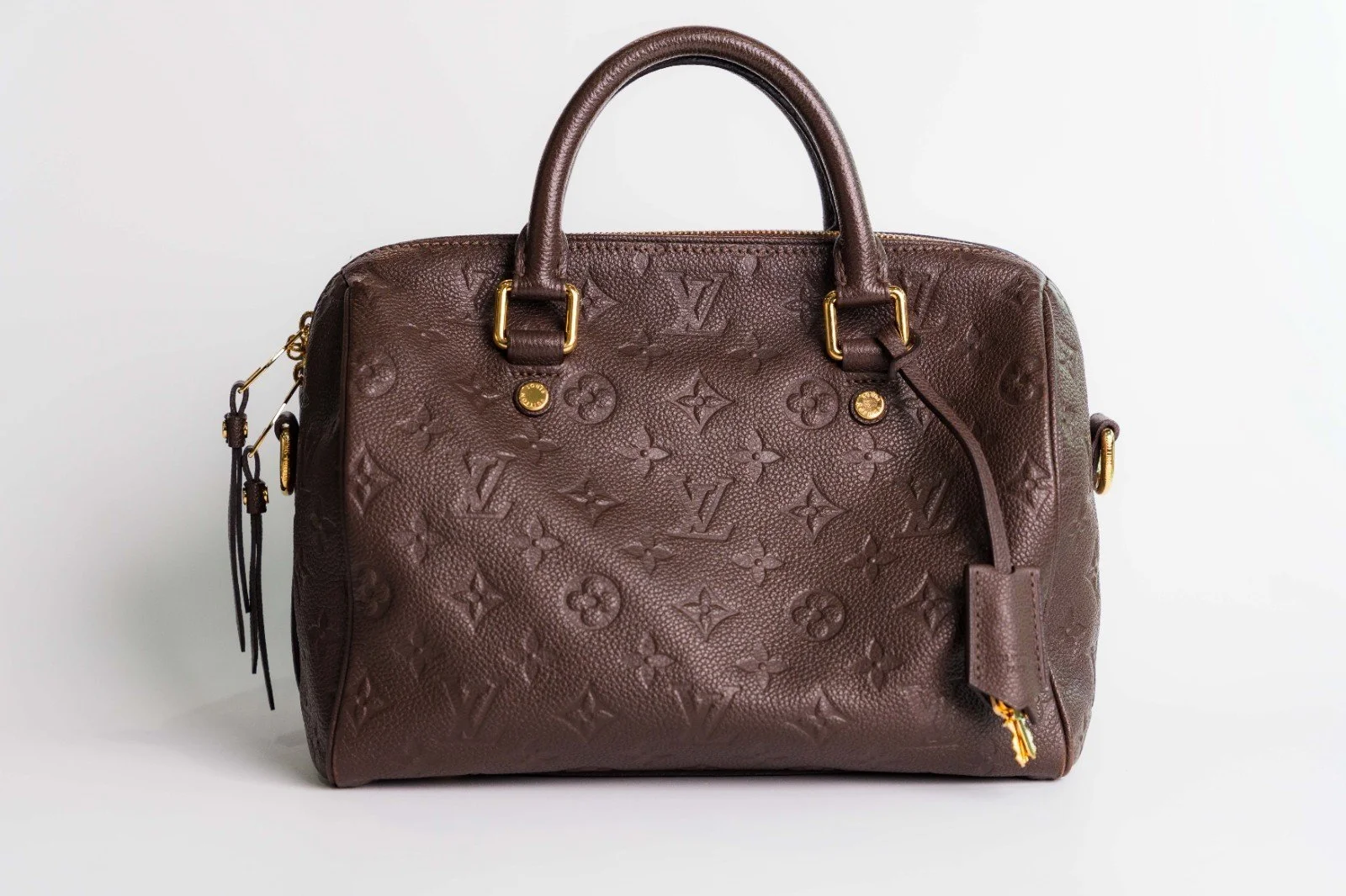 Louis Vuitton Speedy 30 Empreinte Brown Leather