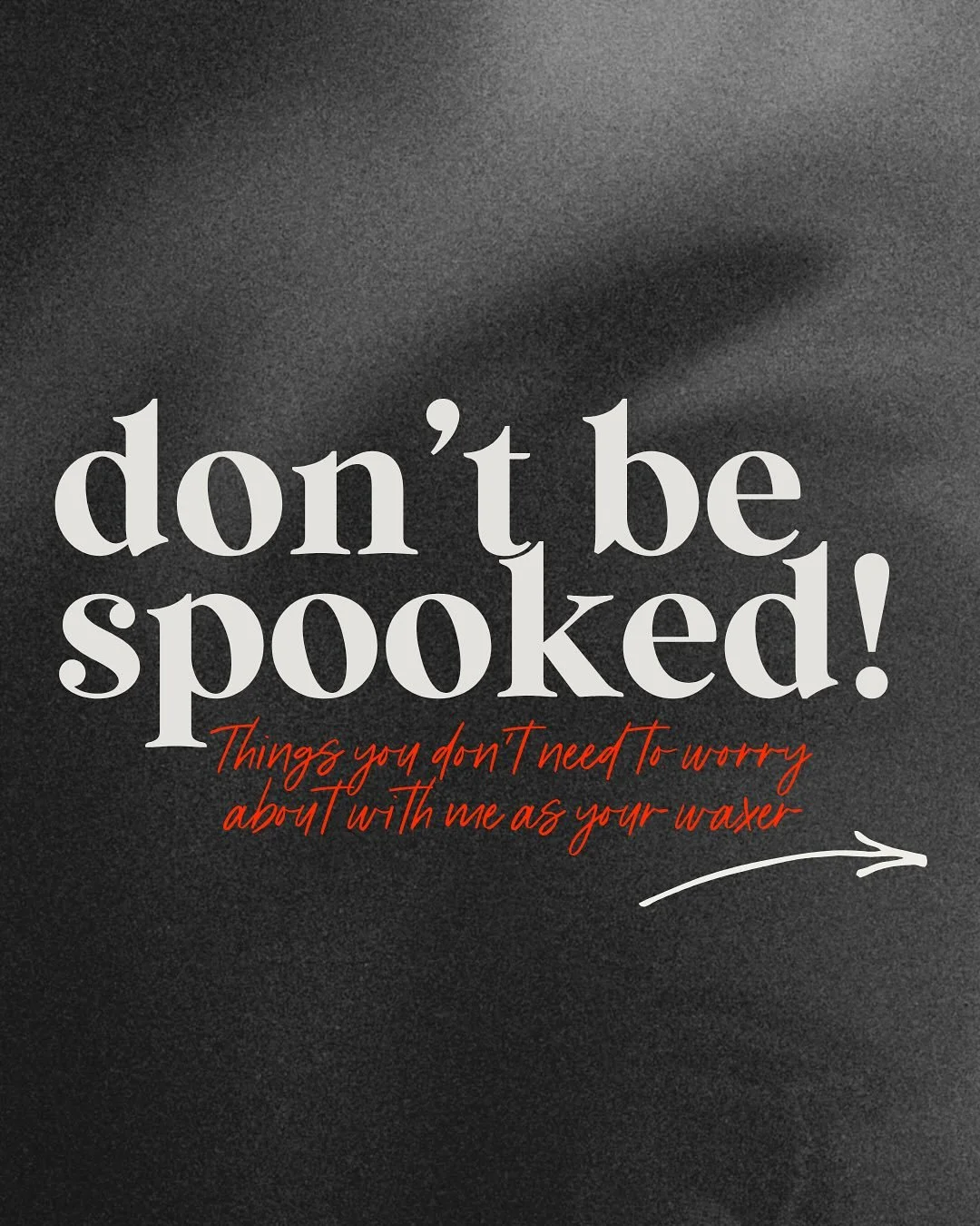 Don&rsquo;t be spooked by these normal human things! As your waxer, I&rsquo;m not worried about these things and you shouldn&rsquo;t be either. The Pretty Peach Wax is a safe and judgment-free place. We want you to feel confident and amazing about wh