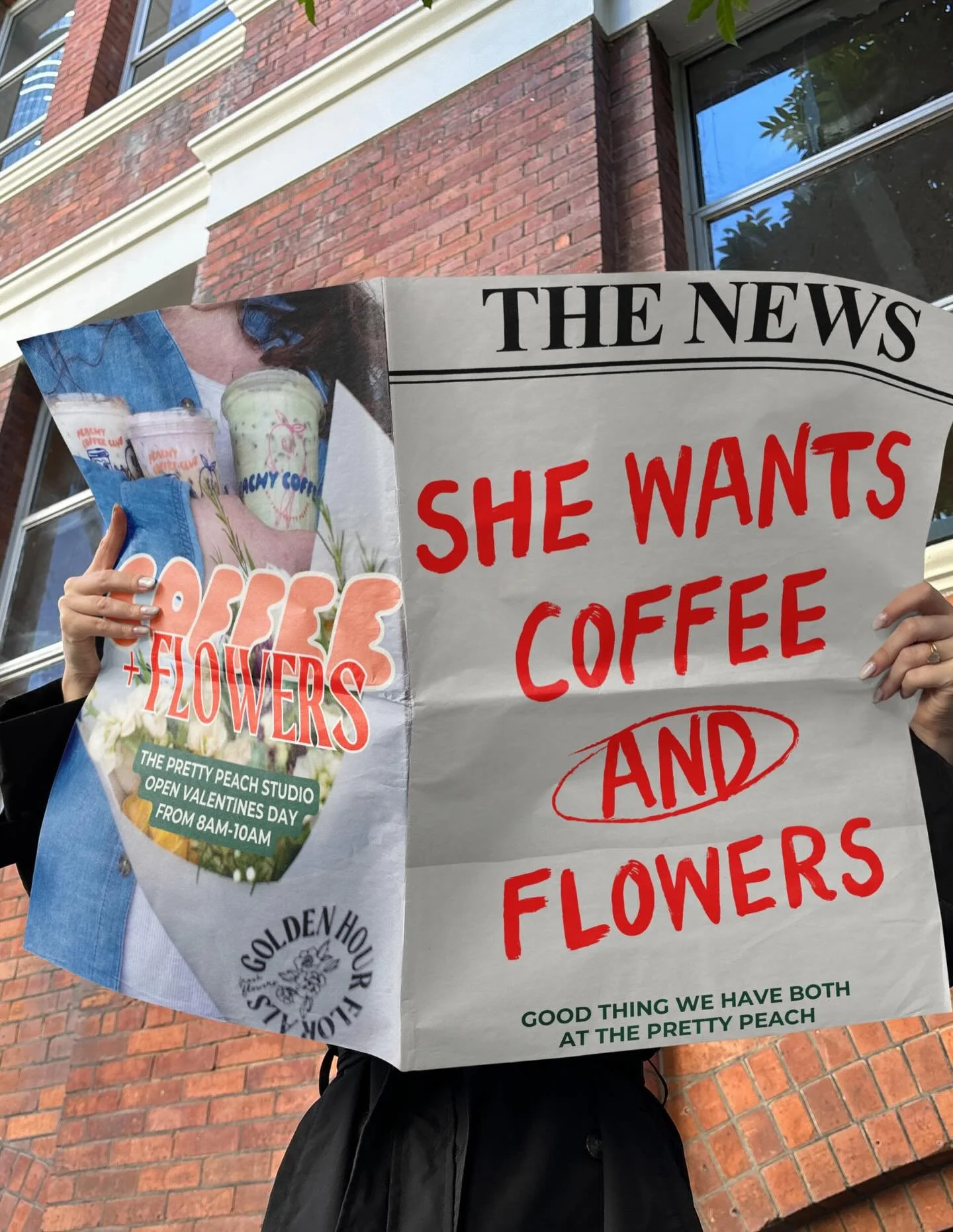 Peachies, if your boo needs a clear sign&hellip;share this post with him!! 😘 We know you want flowers AND coffee 💐☕️